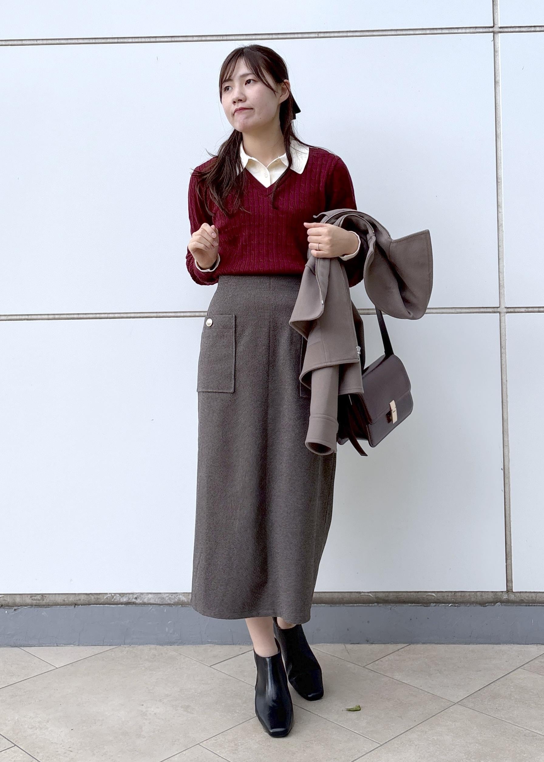 ROPE' PICNICの【新色追加】フェイクレイヤードニットプルオーバーを使ったコーディネートを紹介します。｜Rakuten Fashion(楽天ファッション／旧楽天ブランドアベニュー)6470513