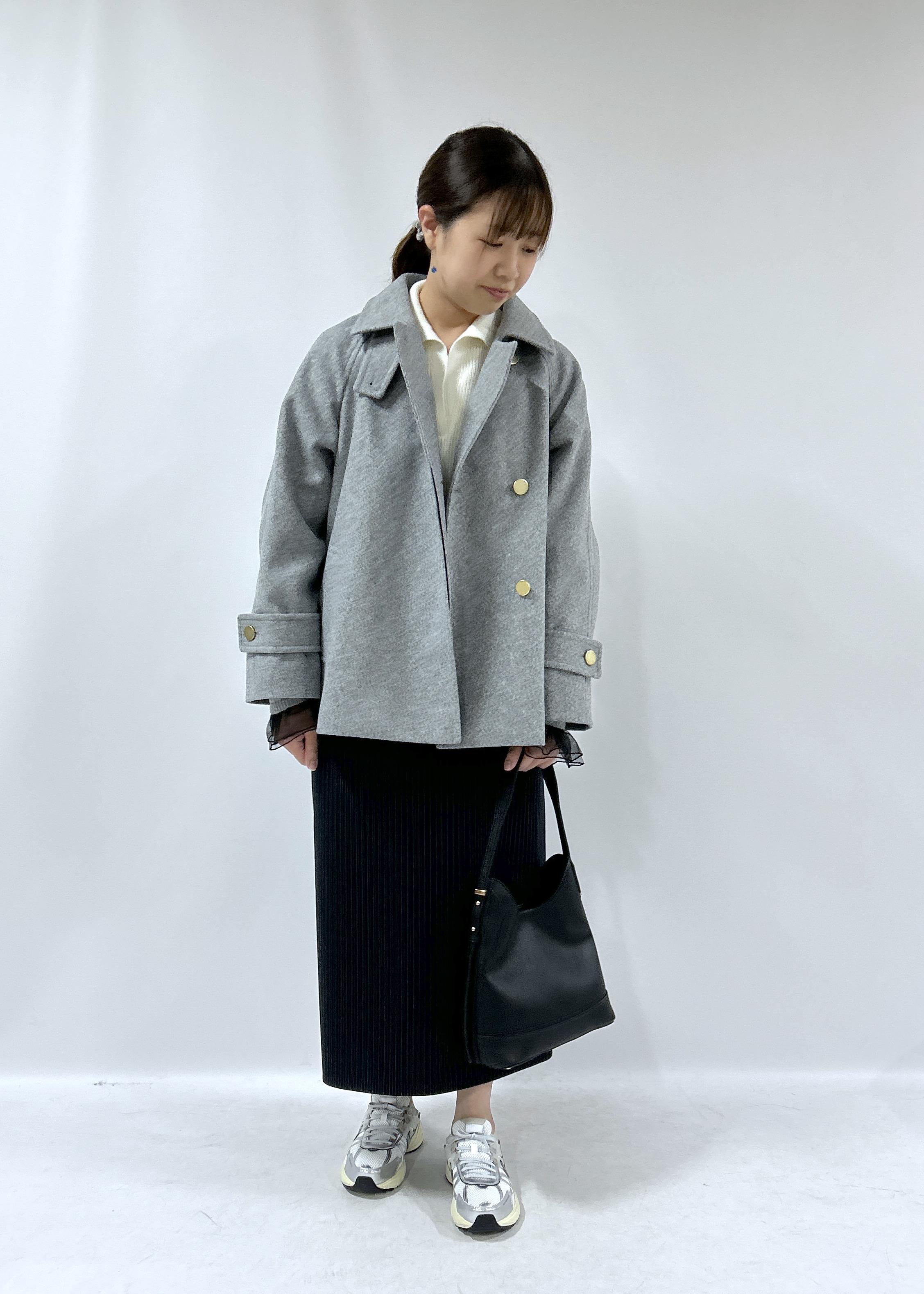 ROPE' PICNICのジャージーメルトンシリーズ 金ボタンミドル丈コート/リンクコーデを使ったコーディネートを紹介します。｜Rakuten Fashion(楽天ファッション／旧楽天ブランドアベニュー)6470532