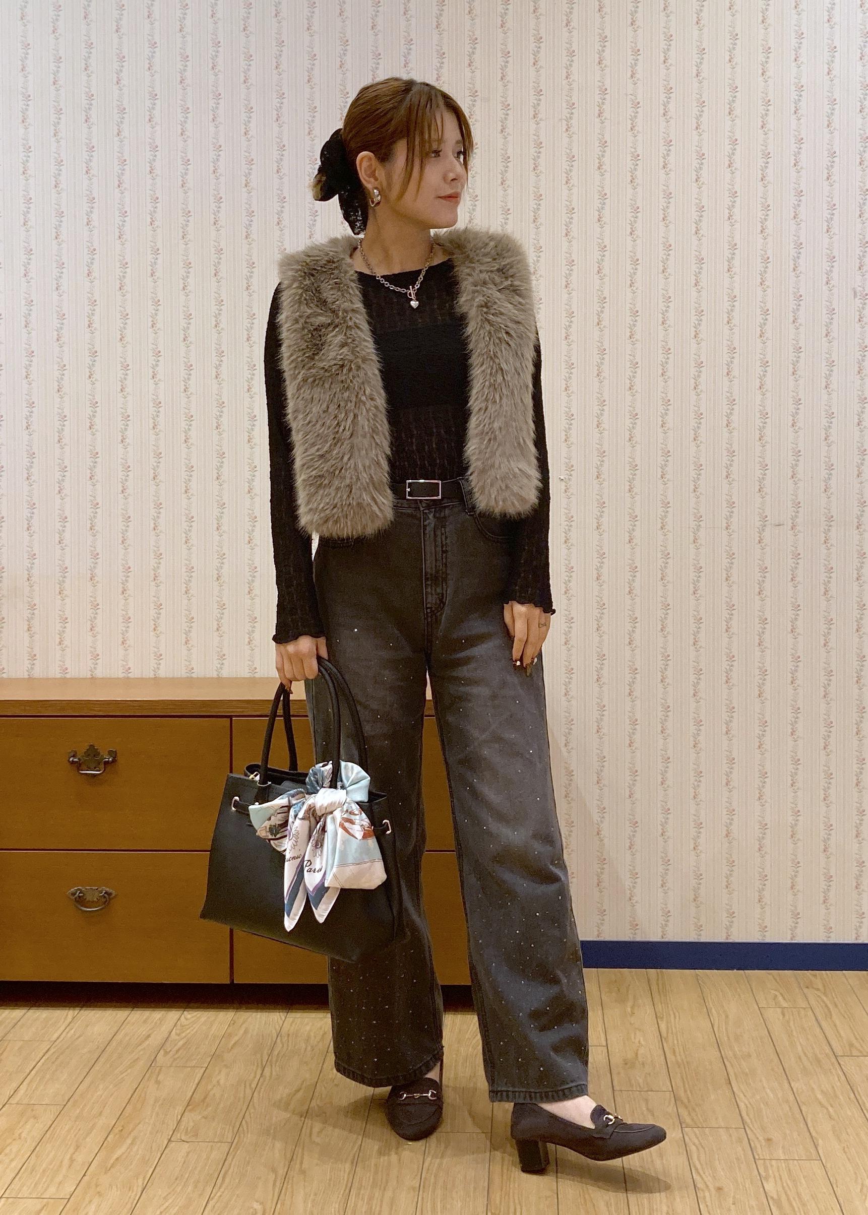 ROPE' PICNICのファーベストを使ったコーディネートを紹介します。｜Rakuten Fashion(楽天ファッション／旧楽天ブランドアベニュー)6470574