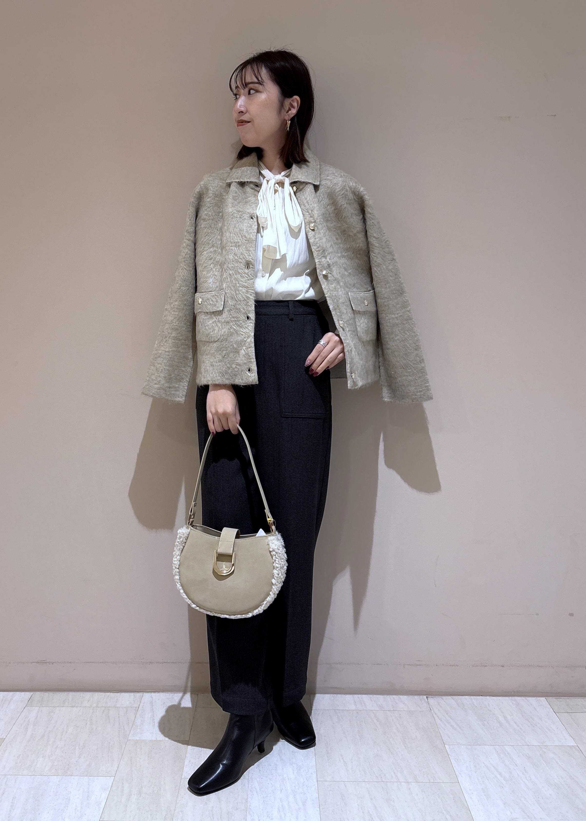 ROPE' PICNICのダブルフェイス襟取り外し起毛カーディガンを使ったコーディネートを紹介します。｜Rakuten Fashion(楽天ファッション／旧楽天ブランドアベニュー)6470572