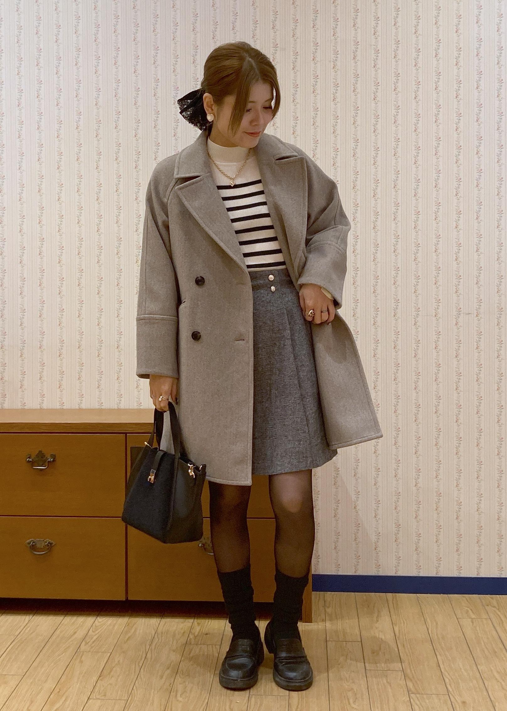 ROPE' PICNICのジャージメルトン無地&チェックオーバーPコート/一部WEB限定カラー・リンクコーデを使ったコーディネートを紹介します。｜Rakuten Fashion(楽天ファッション／旧楽天ブランドアベニュー)6493386