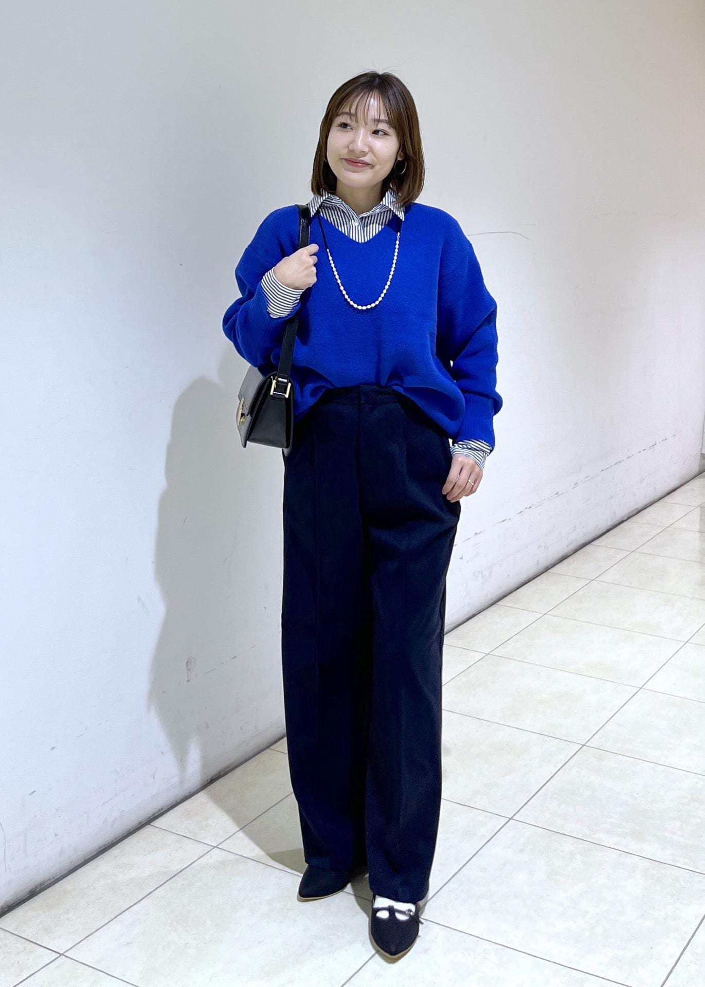 ROPE' PICNICの【新色追加】スフレニットシリーズ Vネックニットプルオーバー/イージーケア・リンクコーデを使ったコーディネートを紹介します。｜Rakuten Fashion(楽天ファッション／旧楽天ブランドアベニュー)6493359