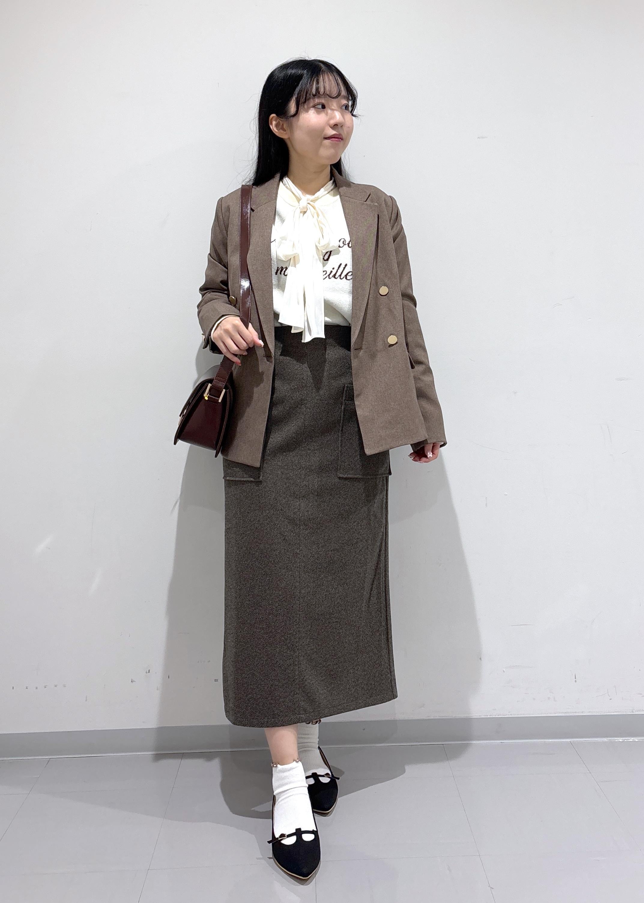 ROPE' PICNICのレディハンサムシリーズ ウールライク金ボタンジャケット(総裏地)/セットアップ対応を使ったコーディネートを紹介します。｜Rakuten Fashion(楽天ファッション／旧楽天ブランドアベニュー)6493363