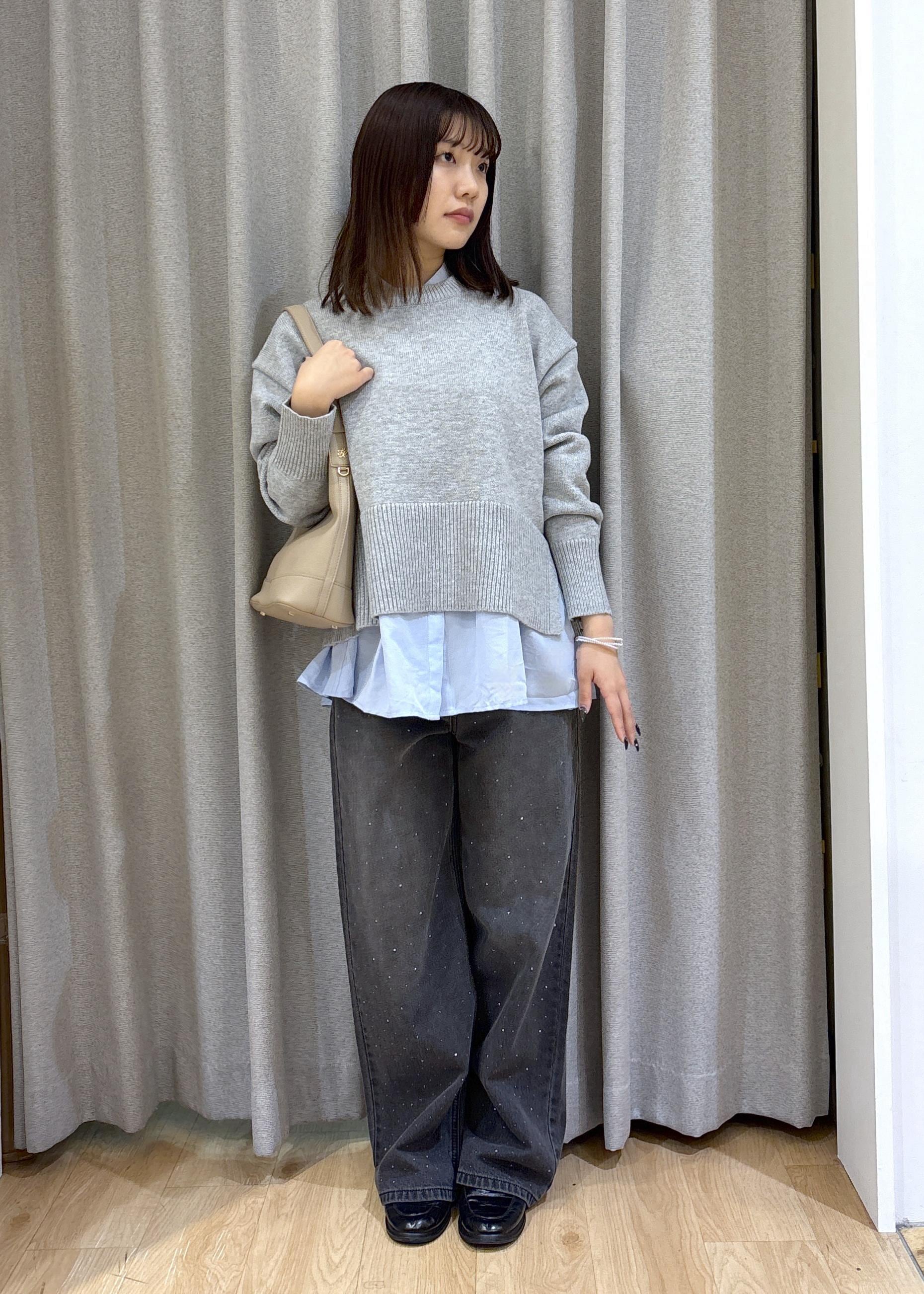 ROPE' PICNICの【新色追加】着丈が選べるクルーネックサイドスリットニットプルオーバー/イージーケアを使ったコーディネートを紹介します。｜Rakuten Fashion(楽天ファッション／旧楽天ブランドアベニュー)6493395