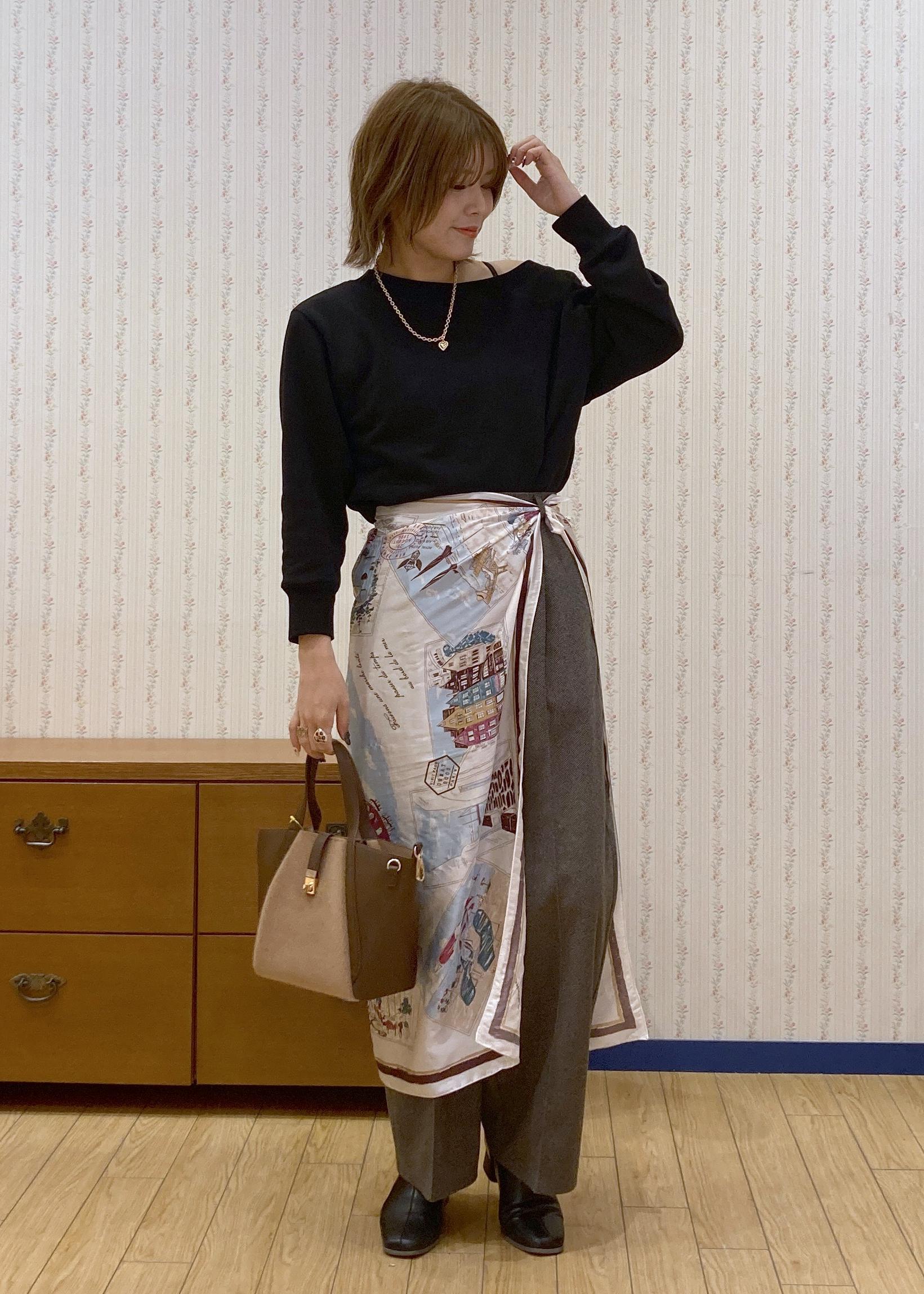 ROPE' PICNICの2WAYボートネックスウェット/リンクコーデを使ったコーディネートを紹介します。｜Rakuten Fashion(楽天ファッション／旧楽天ブランドアベニュー)6493399
