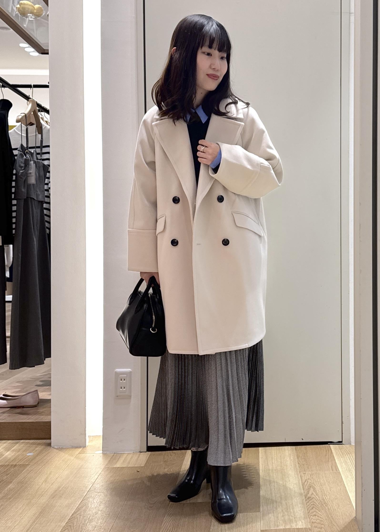 ROPE' PICNICのジャージメルトン無地&チェックオーバーPコート/一部WEB限定カラー・リンクコーデを使ったコーディネートを紹介します。｜Rakuten Fashion(楽天ファッション／旧楽天ブランドアベニュー)6493369