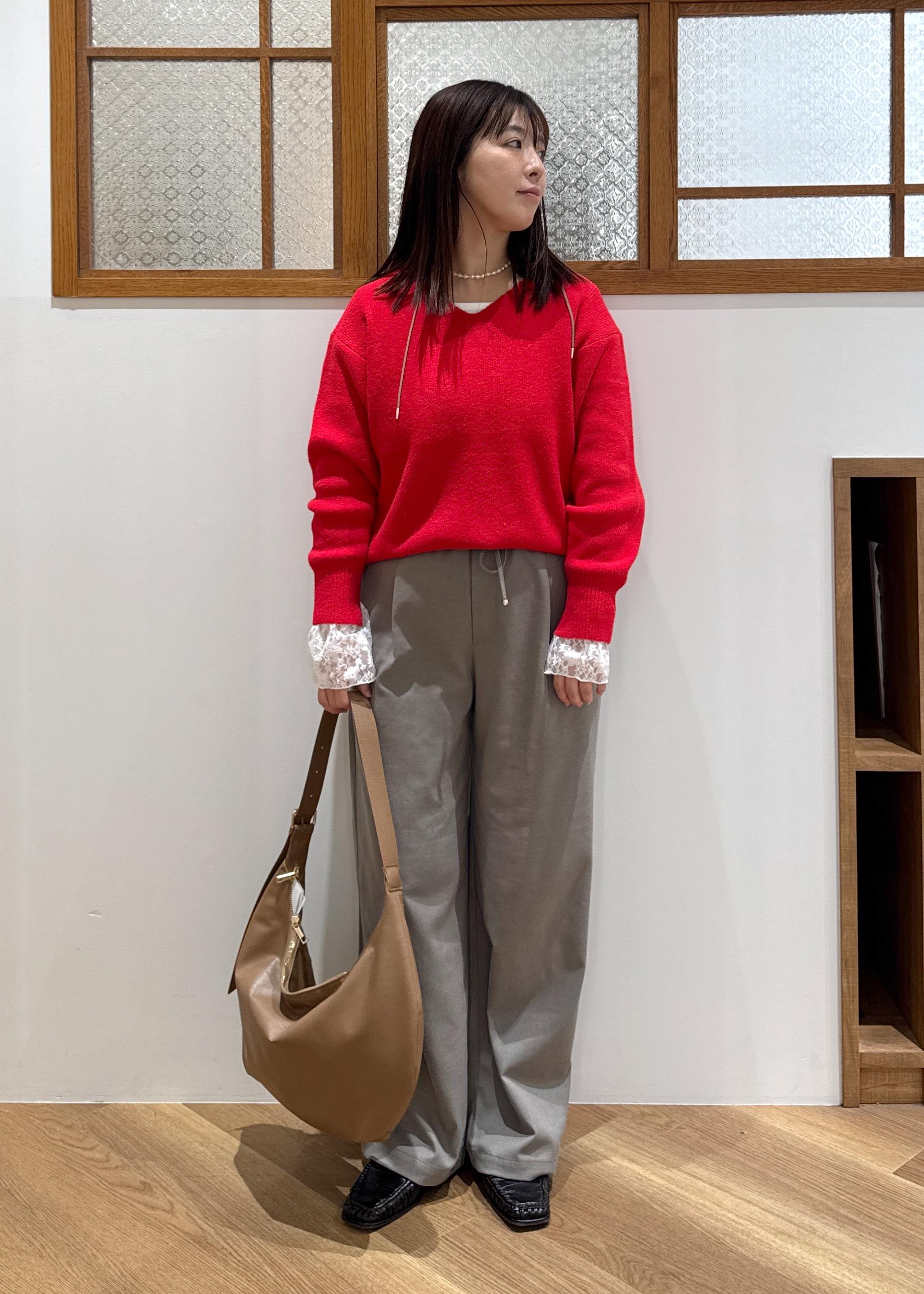 ROPE' PICNICの【新色追加】スフレニットシリーズ Vネックニットプルオーバー/イージーケア・リンクコーデを使ったコーディネートを紹介します。｜Rakuten Fashion(楽天ファッション／旧楽天ブランドアベニュー)6493373