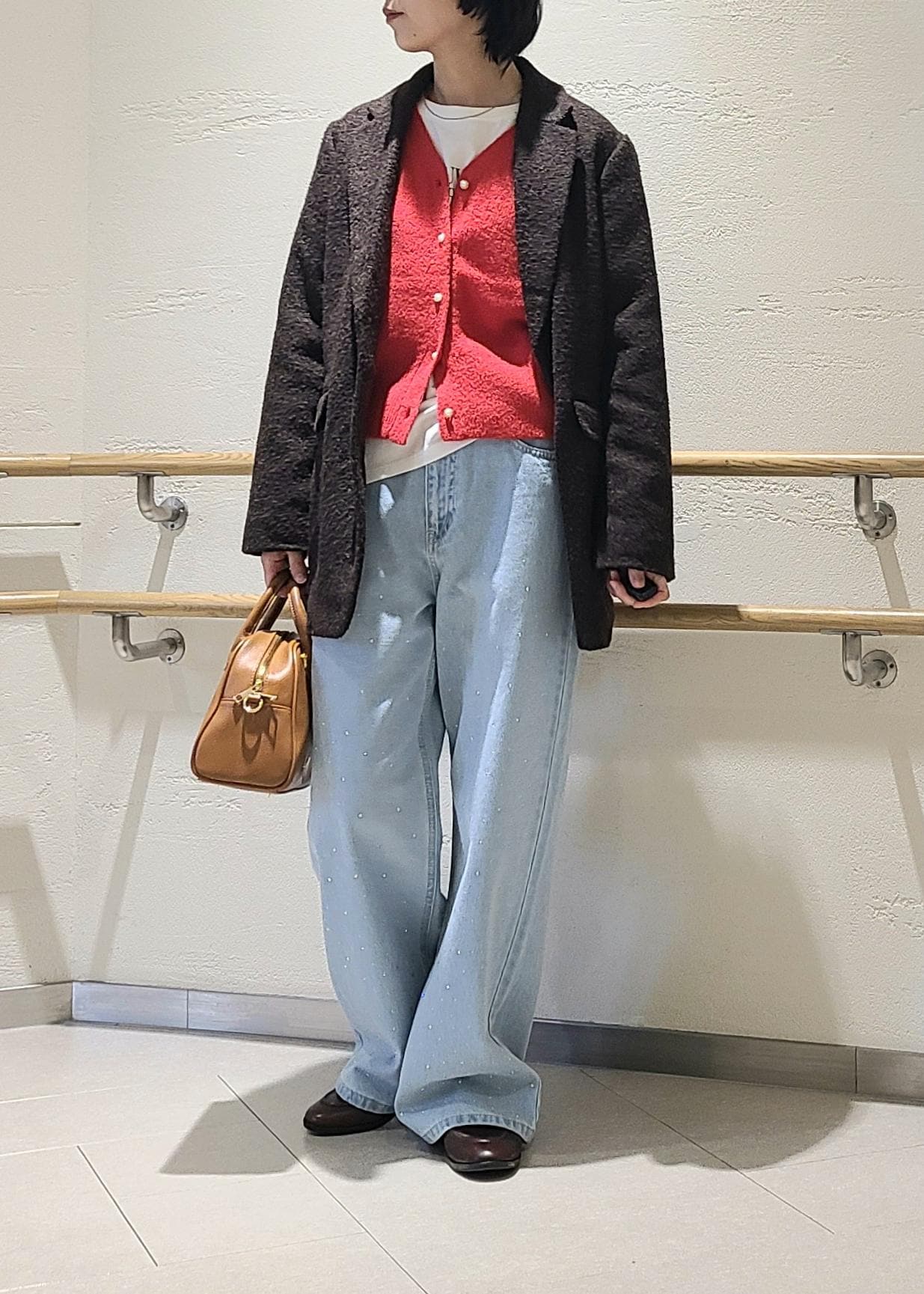 ROPE' PICNICの【新色追加】スフレニットシリーズ パールボタンショートカーディガン/イージーケア・リンクコーデを使ったコーディネートを紹介します。｜Rakuten Fashion(楽天ファッション／旧楽天ブランドアベニュー)6493379