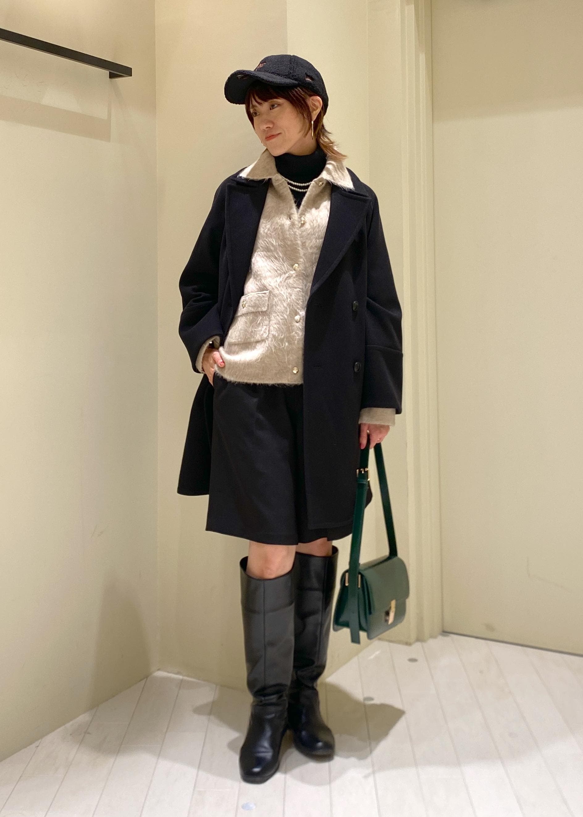 ROPE' PICNICのジャージメルトン無地&チェックオーバーPコート/一部WEB限定カラー・リンクコーデを使ったコーディネートを紹介します。｜Rakuten Fashion(楽天ファッション／旧楽天ブランドアベニュー)6493381