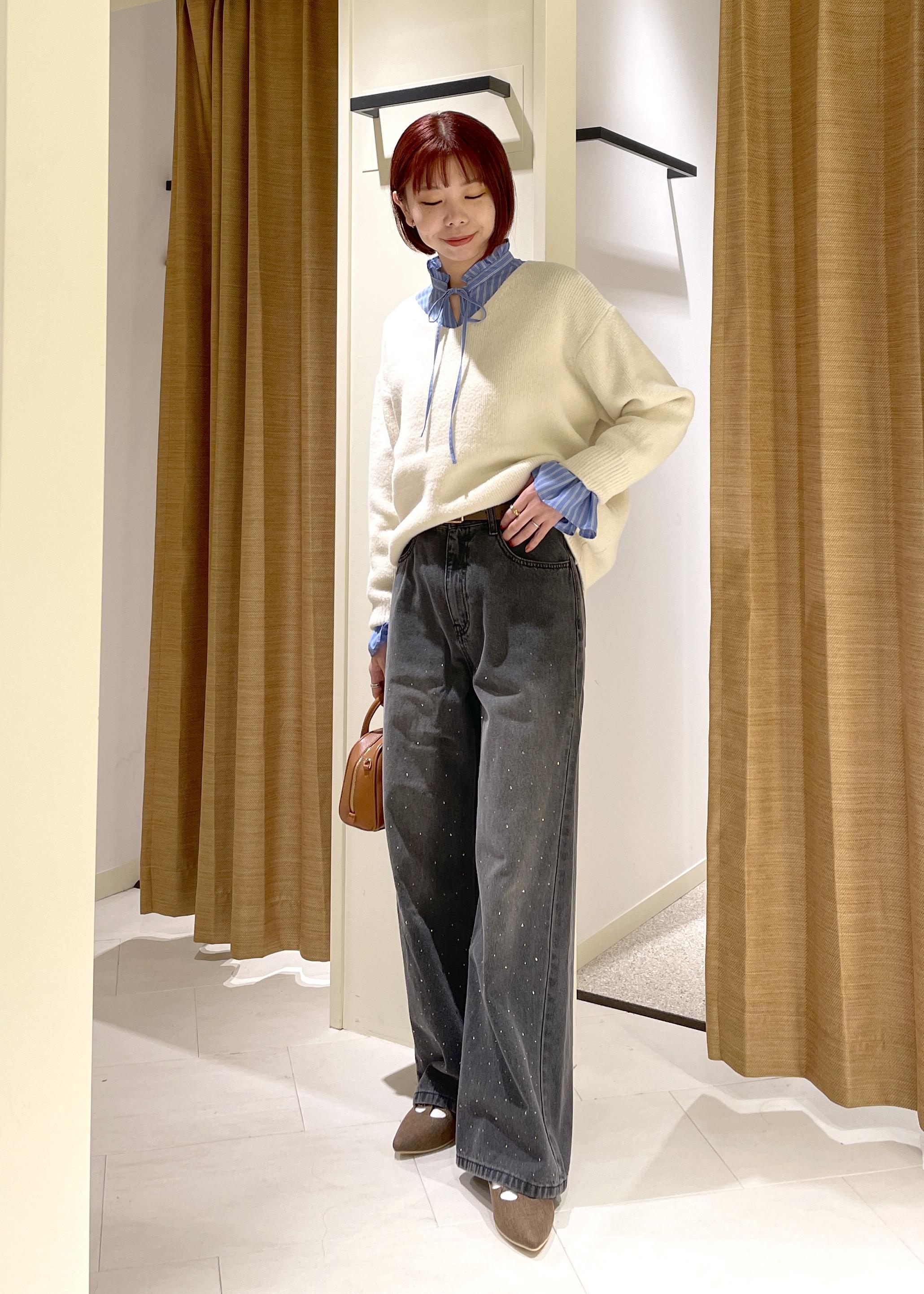 ROPE' PICNICの【新色追加】スフレニットシリーズ Vネックニットプルオーバー/イージーケア・リンクコーデを使ったコーディネートを紹介します。｜Rakuten Fashion(楽天ファッション／旧楽天ブランドアベニュー)6493384