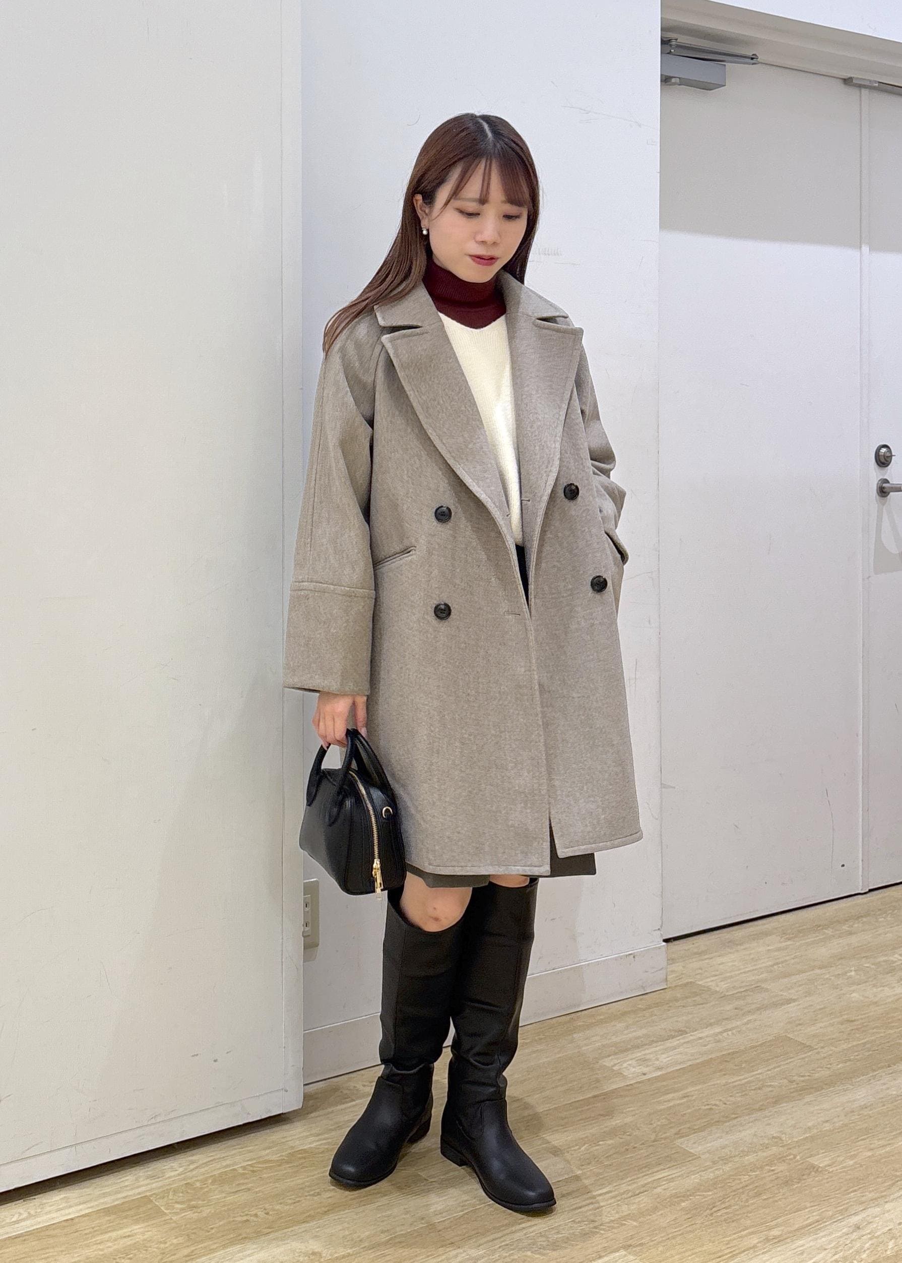 ROPE' PICNICのジャージメルトン無地&チェックオーバーPコート/一部WEB限定カラー・リンクコーデを使ったコーディネートを紹介します。｜Rakuten Fashion(楽天ファッション／旧楽天ブランドアベニュー)6493357