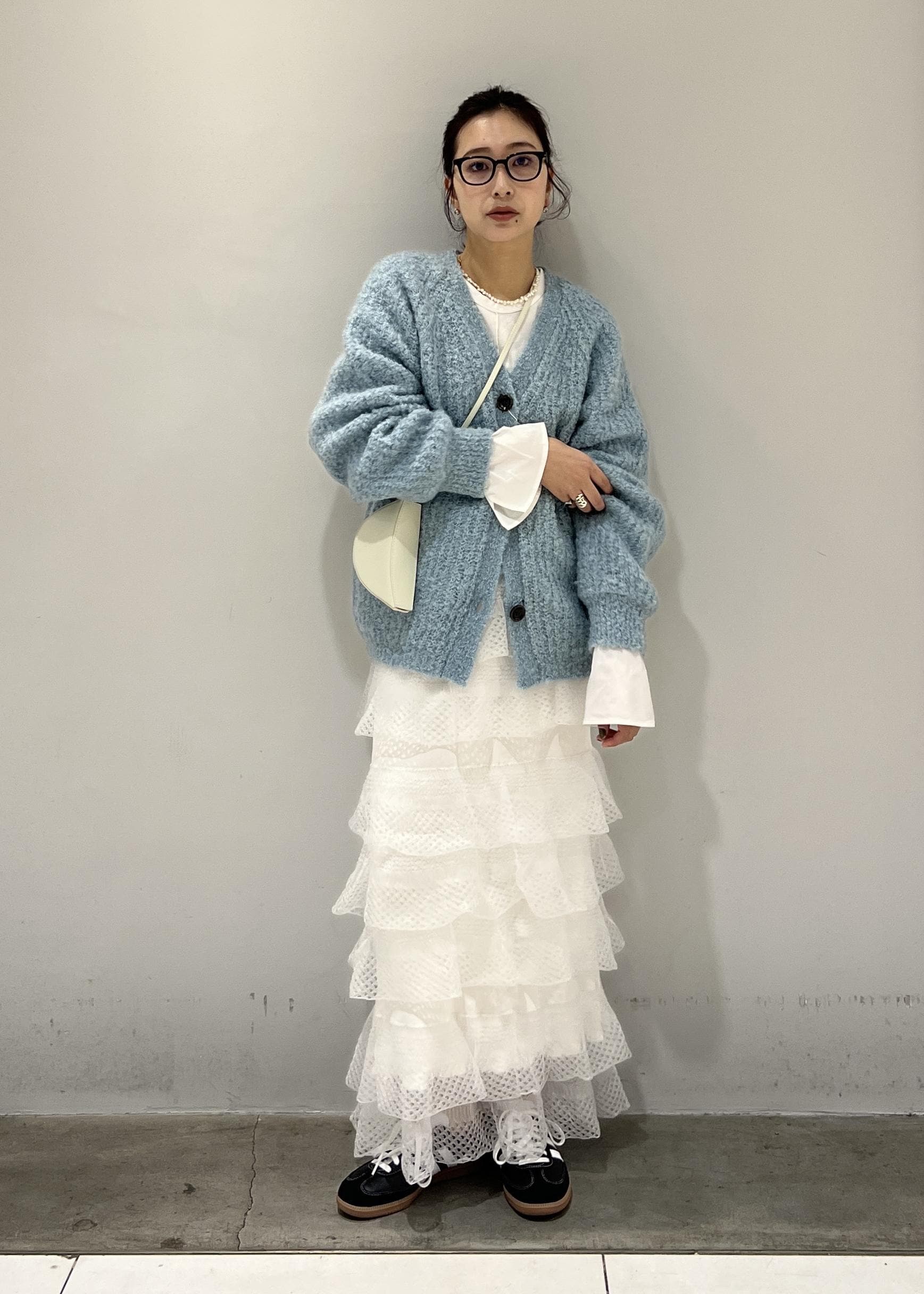 ADAM ET ROPE' | シアーフリルスカート | Rakuten Fashion(楽天