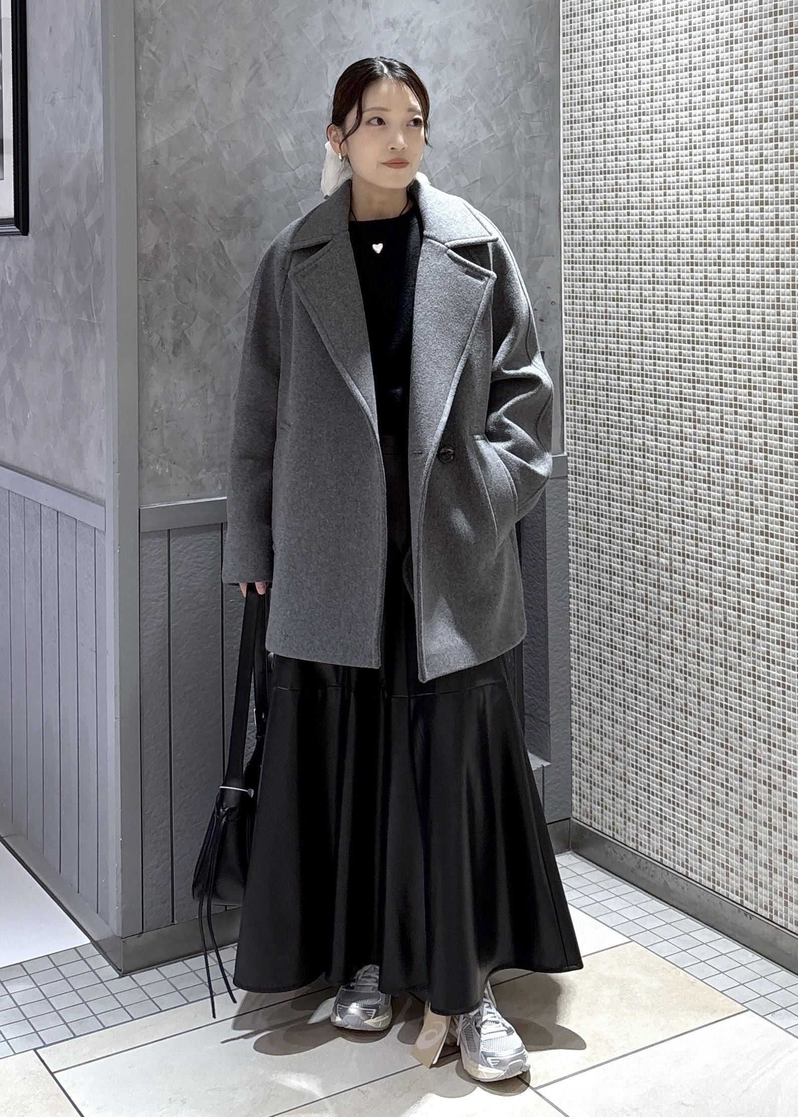 ADAM ET ROPE' | ウールボンディングミドルコート | Rakuten Fashion
