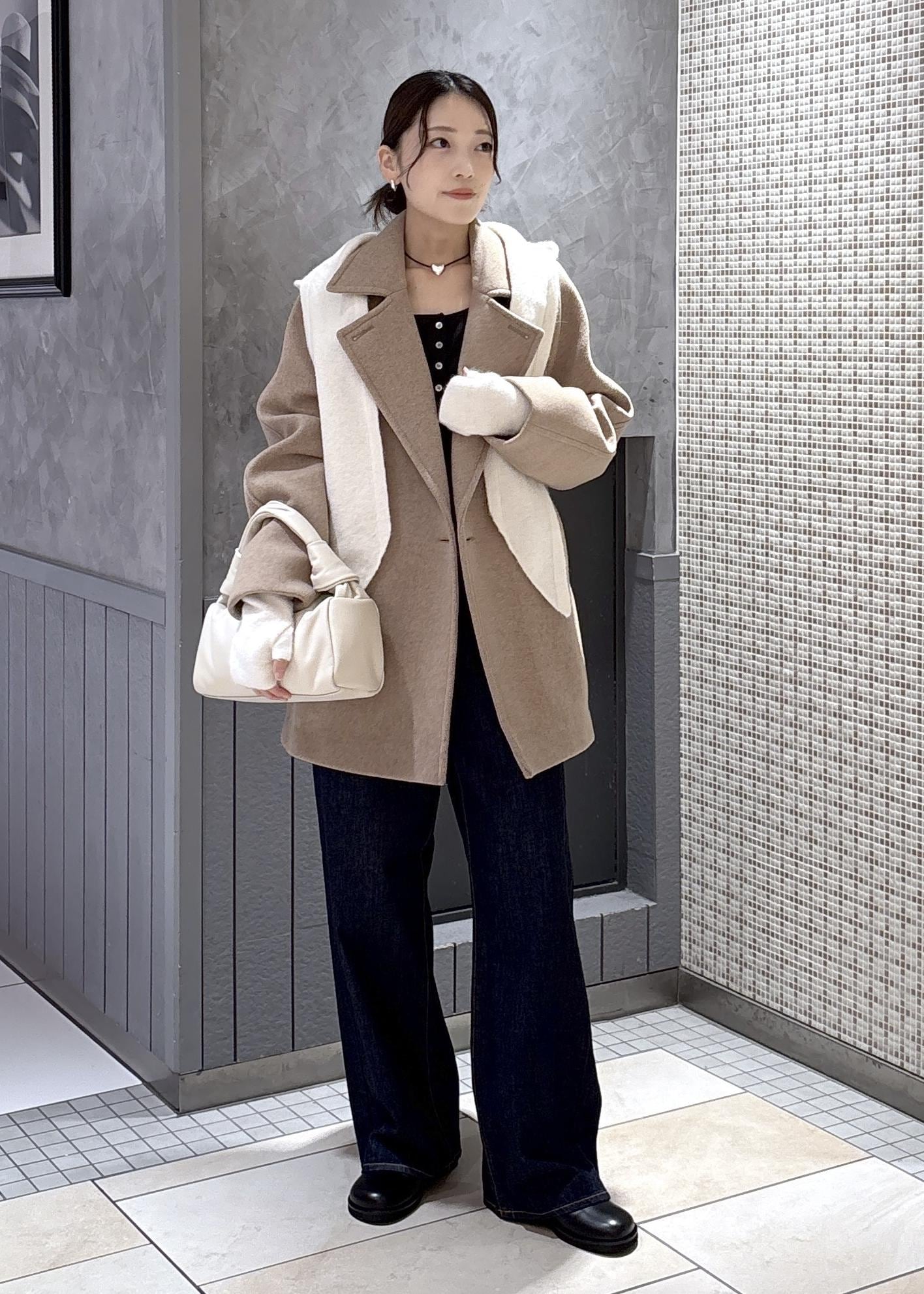 ADAM ET ROPE' | ウールボンディングミドルコート | Rakuten Fashion
