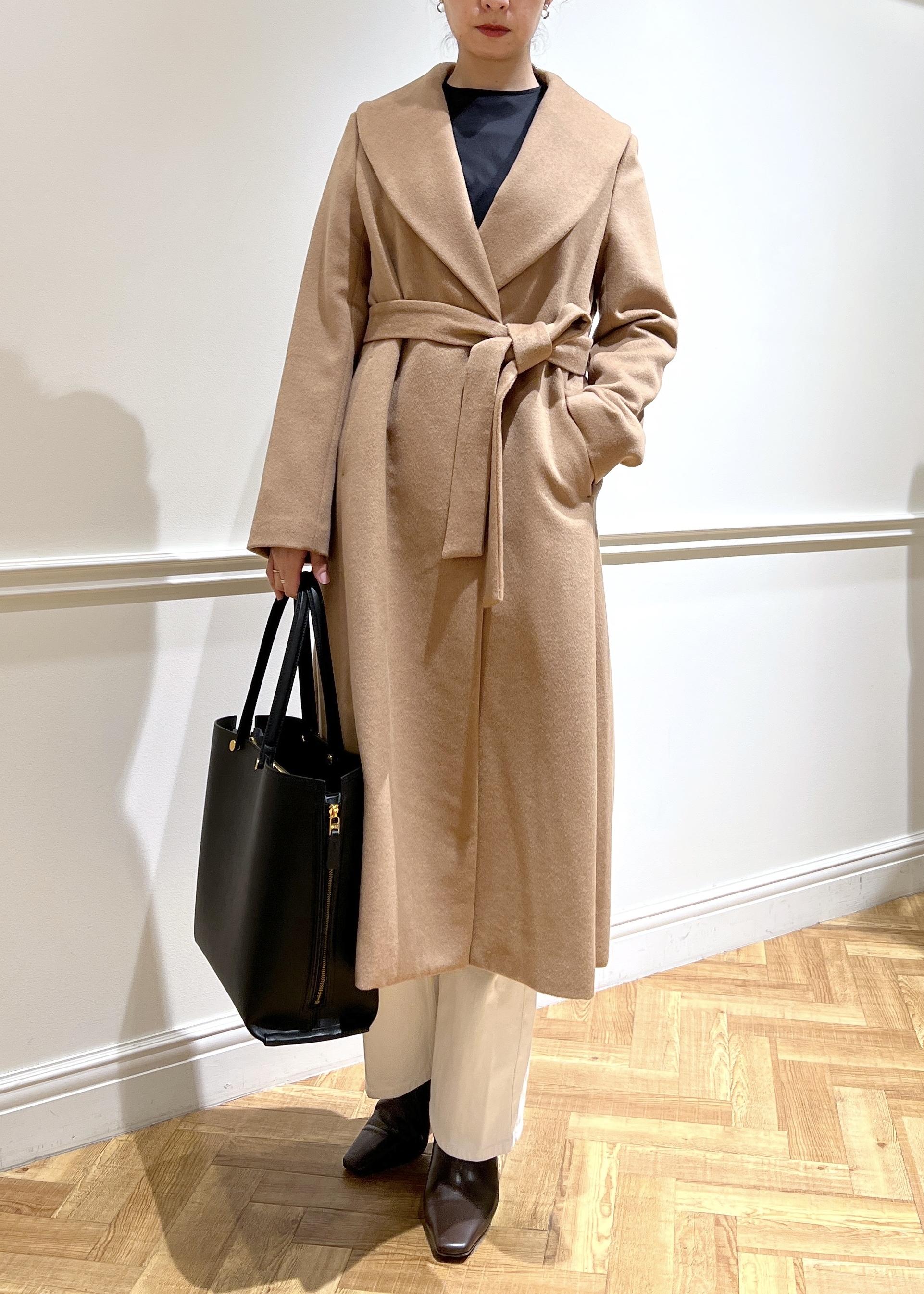 ROPE' | プレミアムカシミヤ ショールカラーコート | Rakuten Fashion