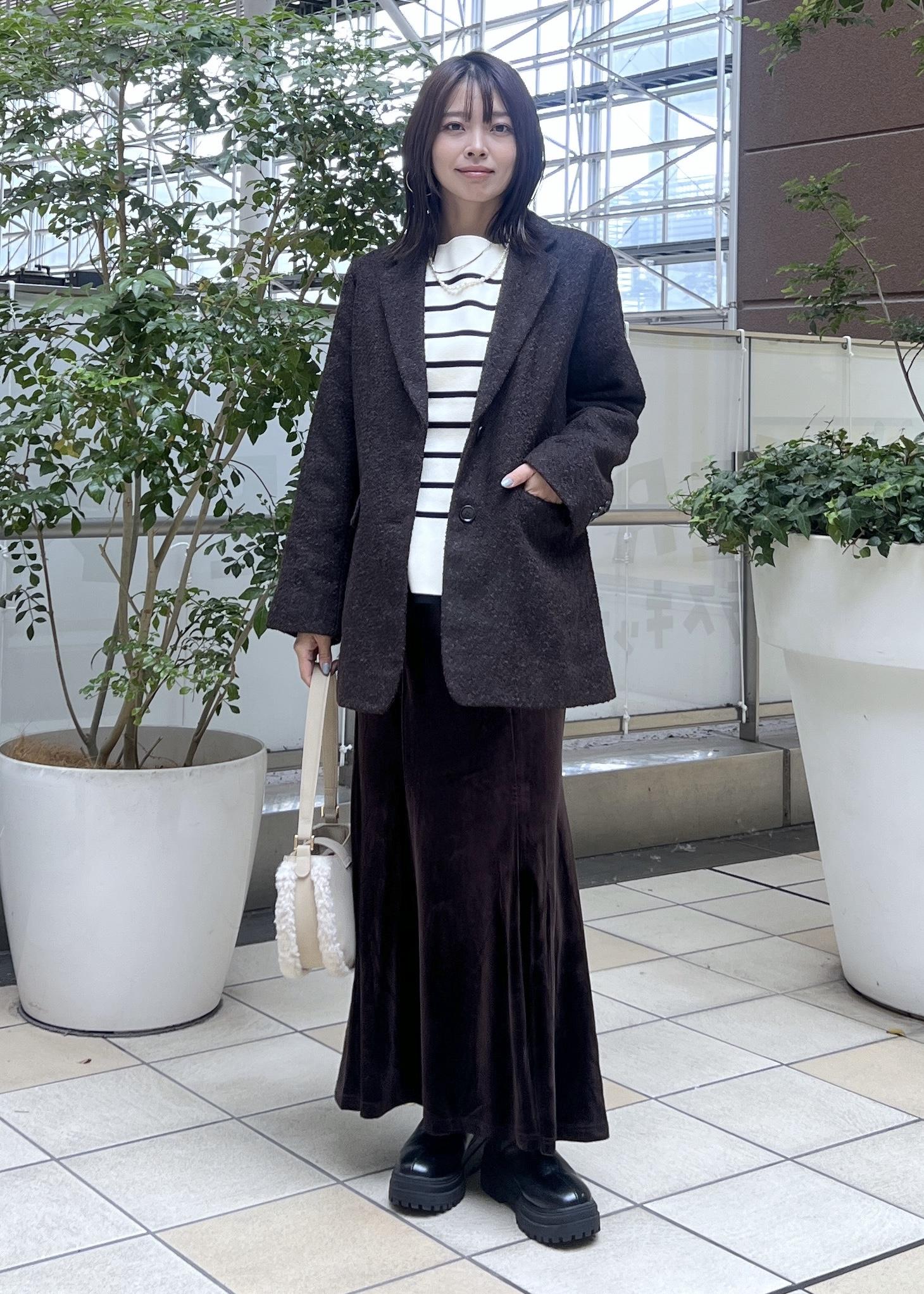 ROPE' PICNICのネップツイードテーラードジャコットを使ったコーディネートを紹介します。｜Rakuten Fashion(楽天ファッション／旧楽天ブランドアベニュー)6518494