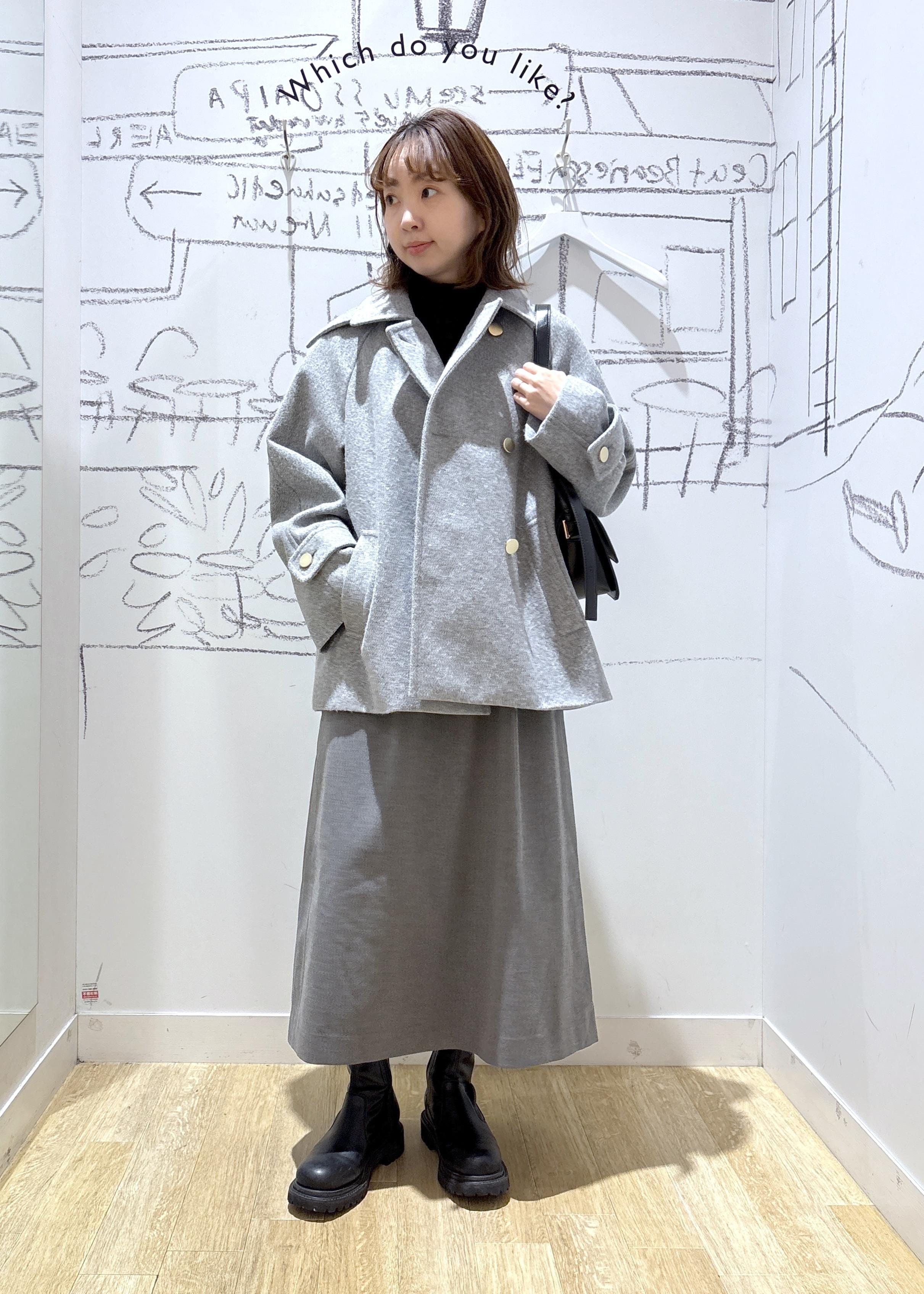 ROPE' PICNICのジャージーメルトンシリーズ 金ボタンミドル丈コート/リンクコーデを使ったコーディネートを紹介します。｜Rakuten Fashion(楽天ファッション／旧楽天ブランドアベニュー)6518495