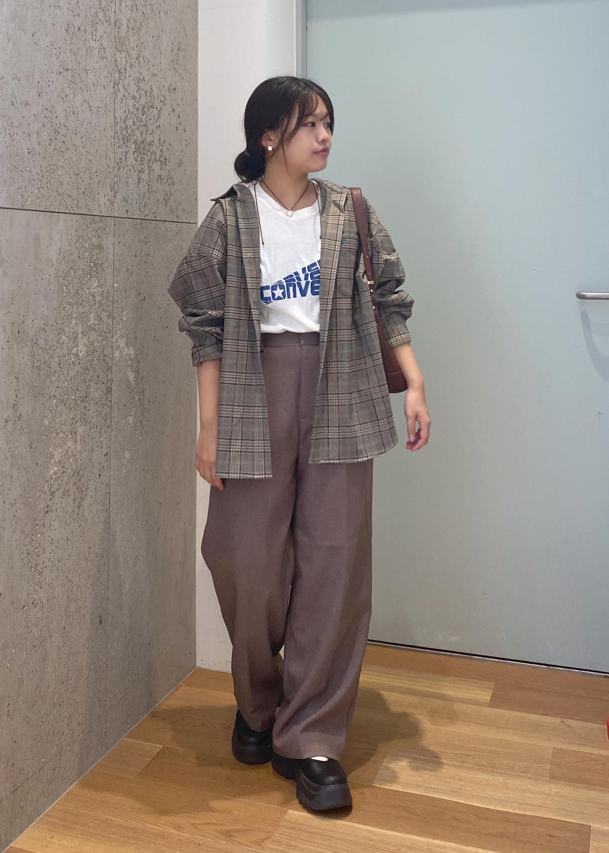 ROPE' PICNICのチェックネルシャツ/リンクコーデを使ったコーディネートを紹介します。｜Rakuten Fashion(楽天ファッション／旧楽天ブランドアベニュー)6518480