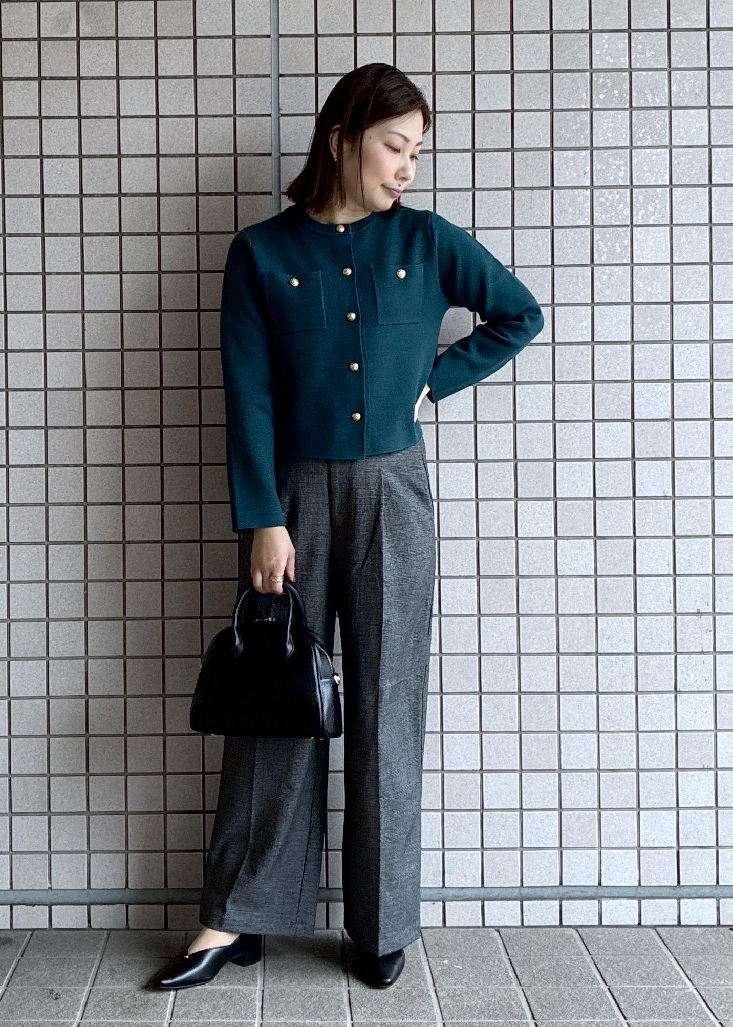 ROPE' PICNICの【洗濯機OK】ミラノリブニットカーディガンを使ったコーディネートを紹介します。｜Rakuten Fashion(楽天ファッション／旧楽天ブランドアベニュー)6518474