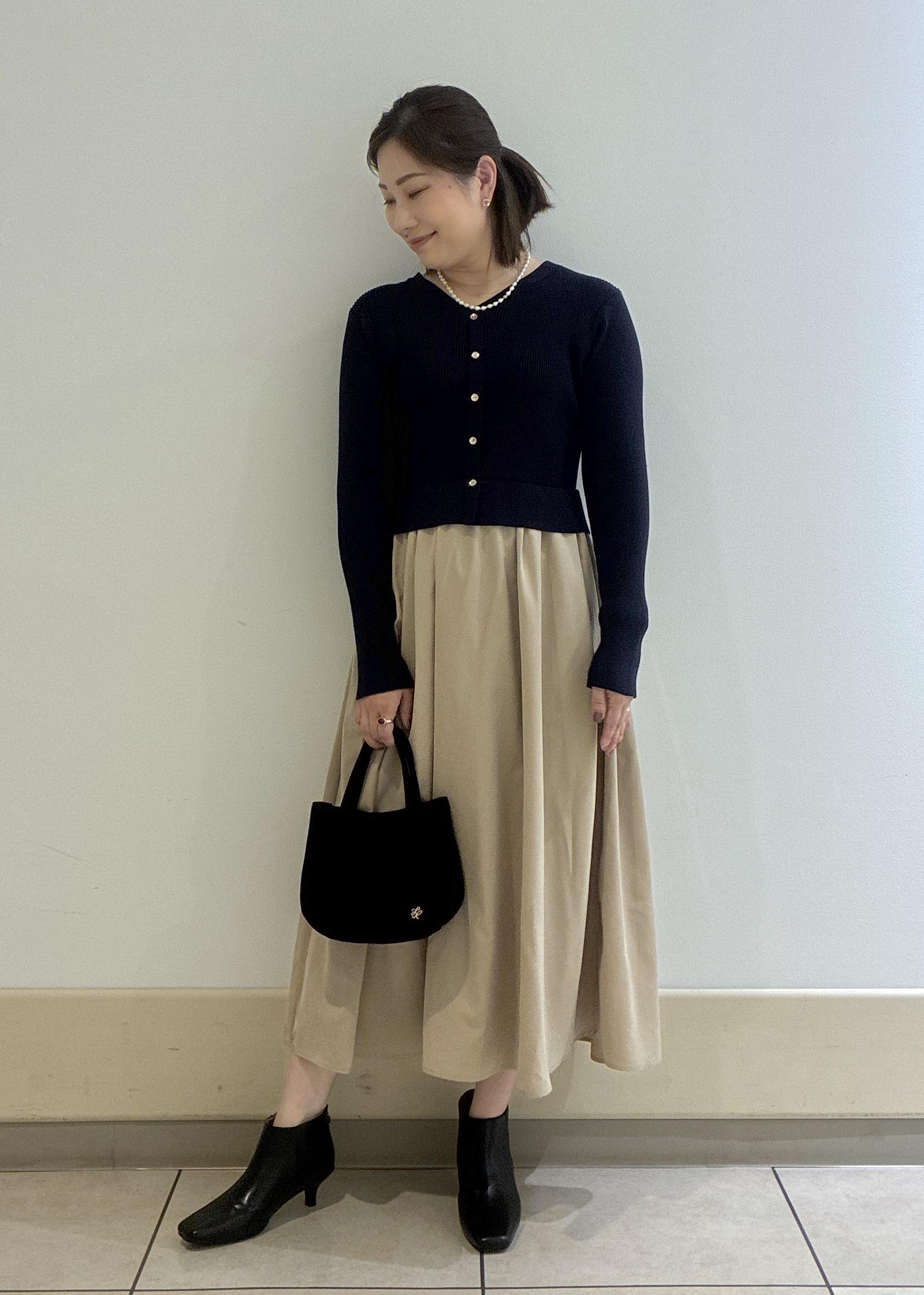 ROPE' PICNICのマルチWAYスエードコードパールネックレスを使ったコーディネートを紹介します。｜Rakuten Fashion(楽天ファッション／旧楽天ブランドアベニュー)6518479