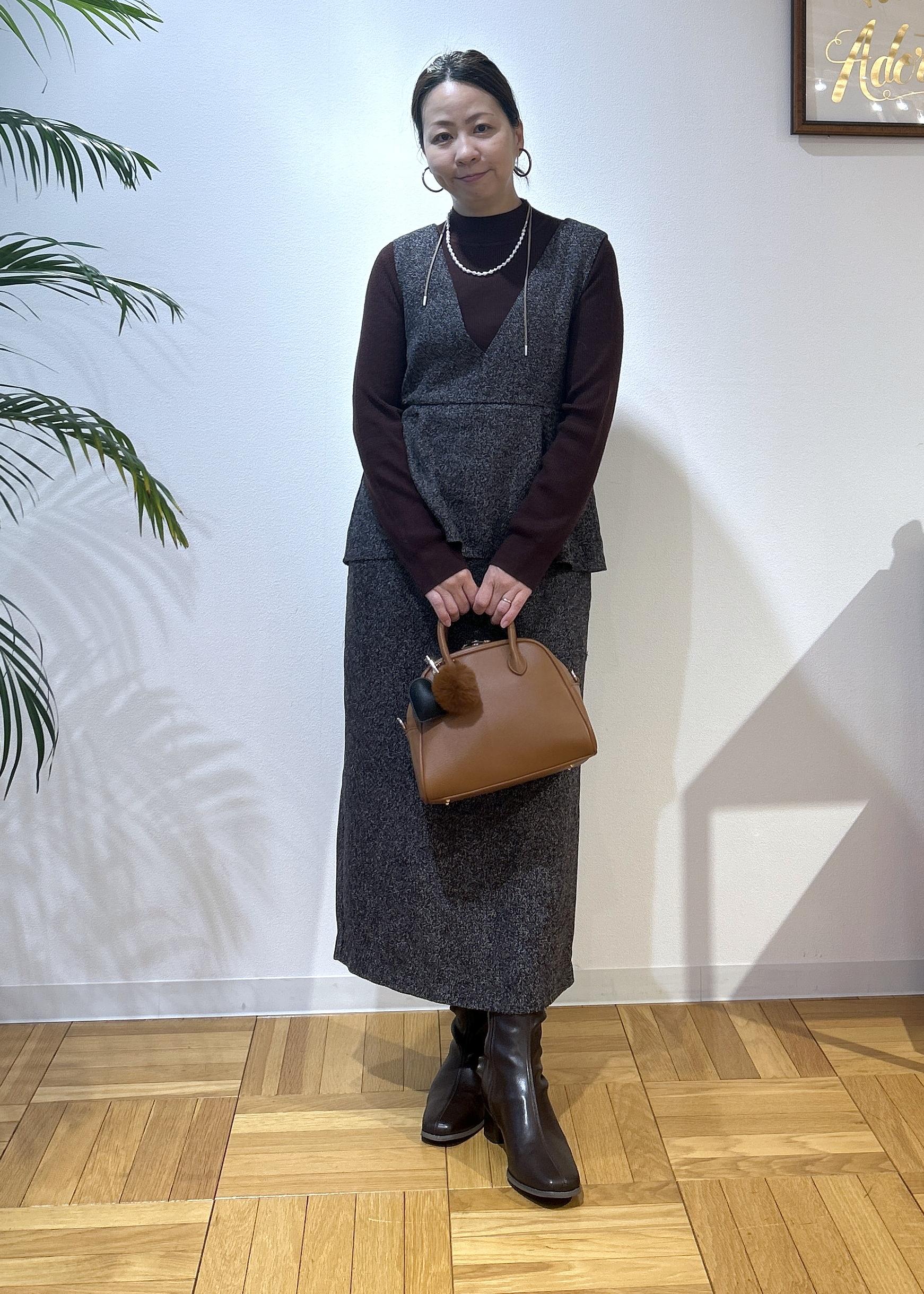 ROPE' PICNICの【新色追加】レイヤード風ペプラムジャンパースカートを使ったコーディネートを紹介します。｜Rakuten Fashion(楽天ファッション／旧楽天ブランドアベニュー)6518489