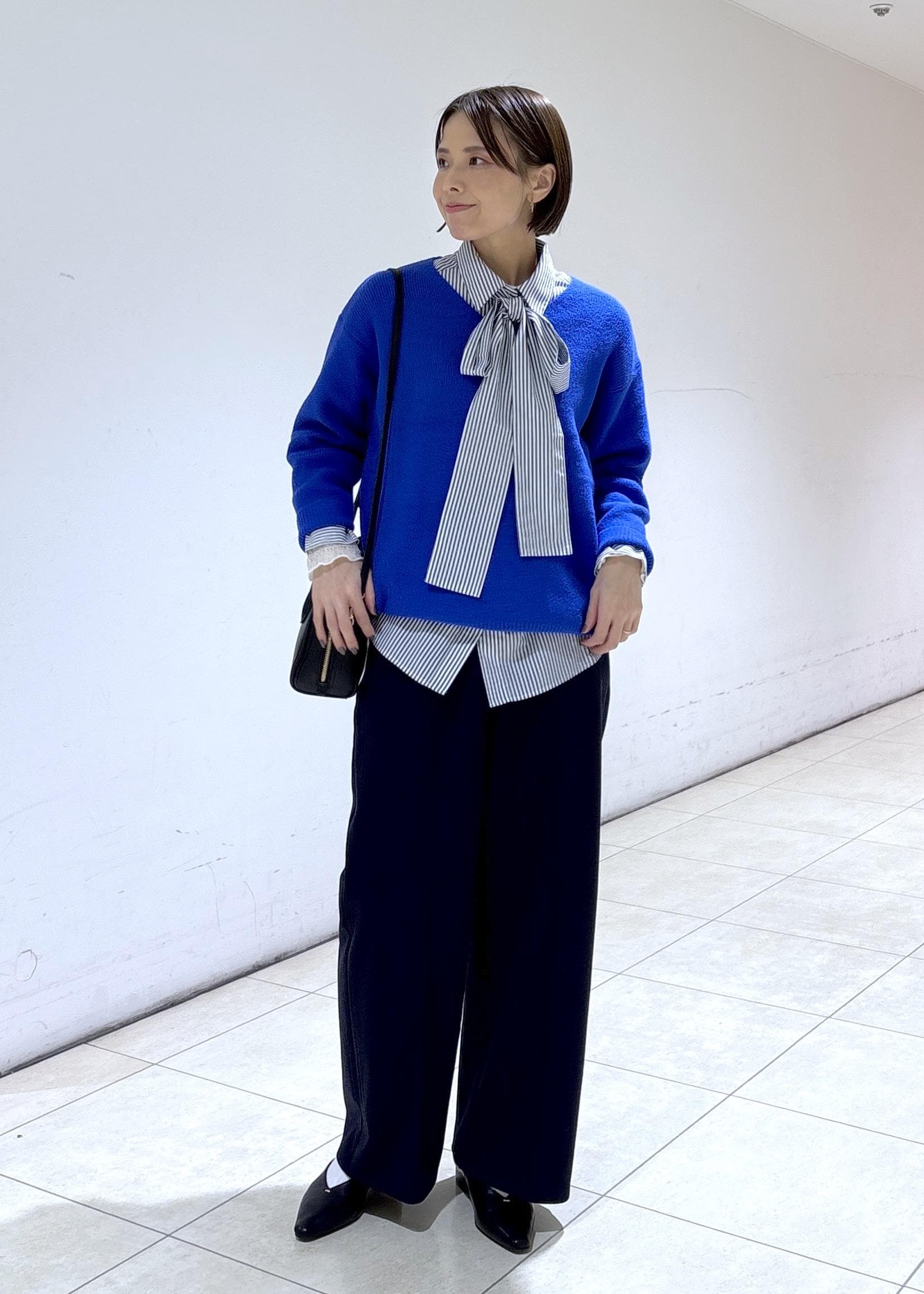 ROPE' PICNICの【新色追加】スフレニットシリーズ Vネックニットプルオーバー/イージーケア・リンクコーデを使ったコーディネートを紹介します。｜Rakuten Fashion(楽天ファッション／旧楽天ブランドアベニュー)6518602