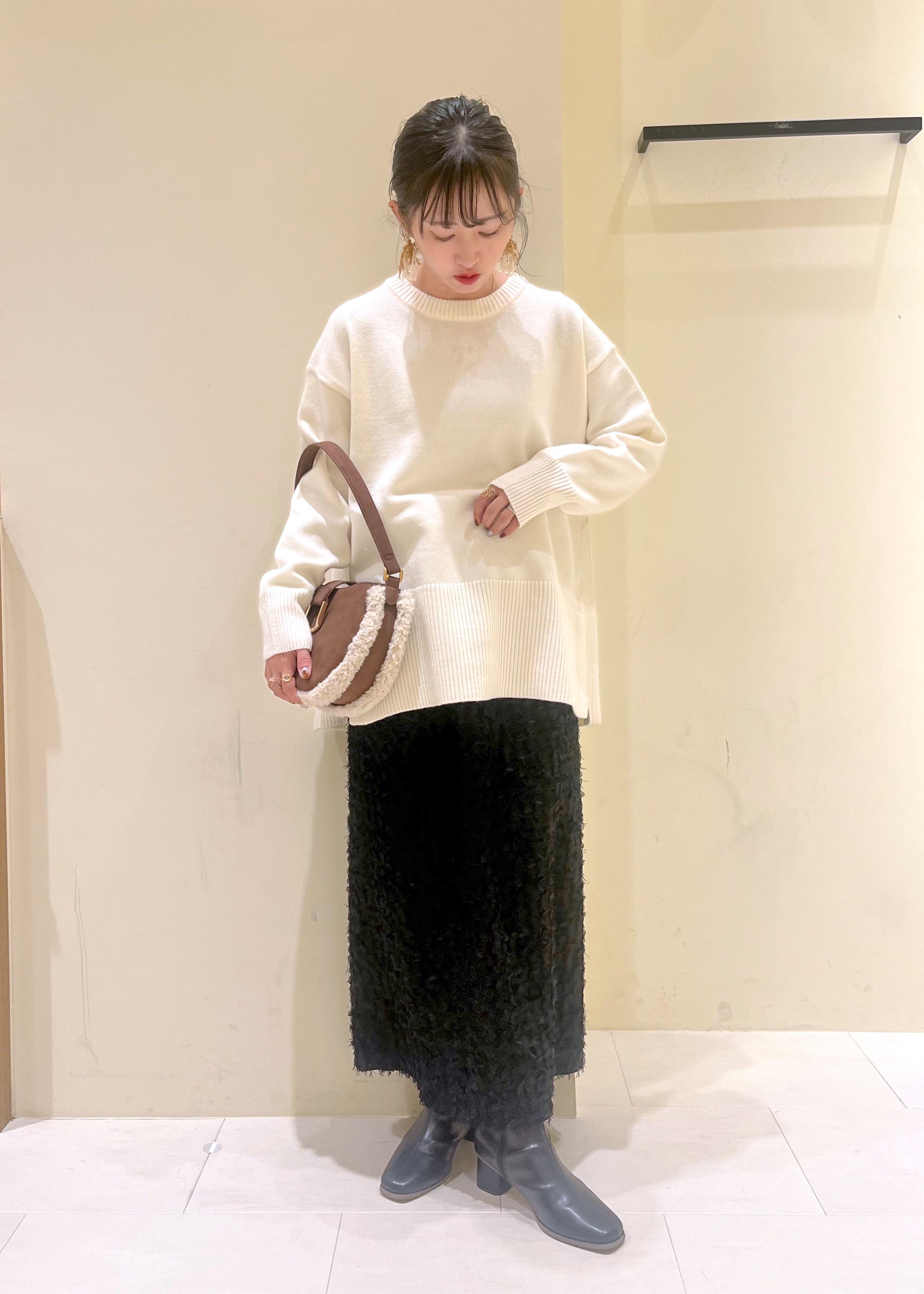 ROPE' PICNICの【新色追加】着丈が選べるクルーネックサイドスリットニットプルオーバー/イージーケアを使ったコーディネートを紹介します。｜Rakuten Fashion(楽天ファッション／旧楽天ブランドアベニュー)6518499