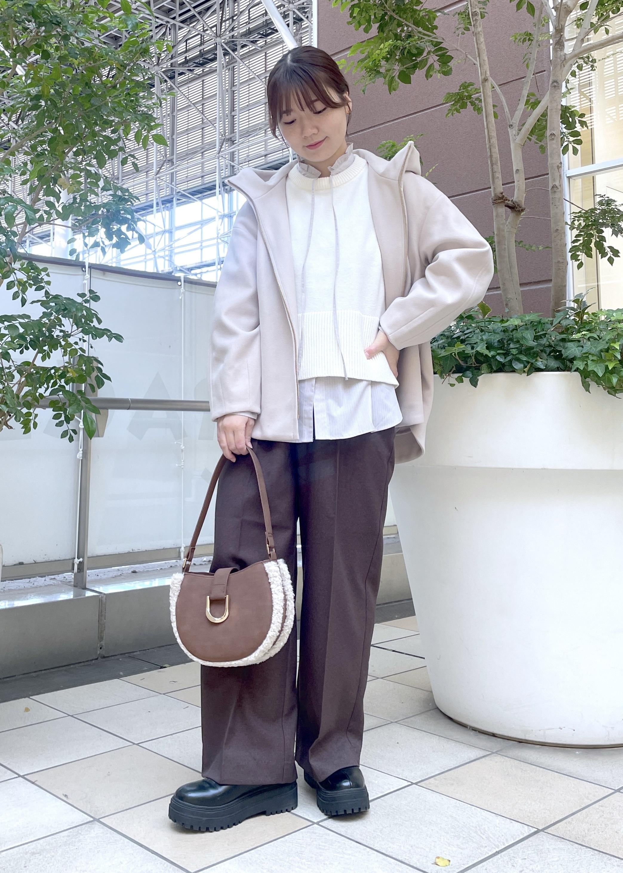 ROPE' PICNICのジャージーメルトンシリーズ ジップアップフーデッドコート/無地・チェック/リンクコーデを使ったコーディネートを紹介します。｜Rakuten Fashion(楽天ファッション／旧楽天ブランドアベニュー)6518609