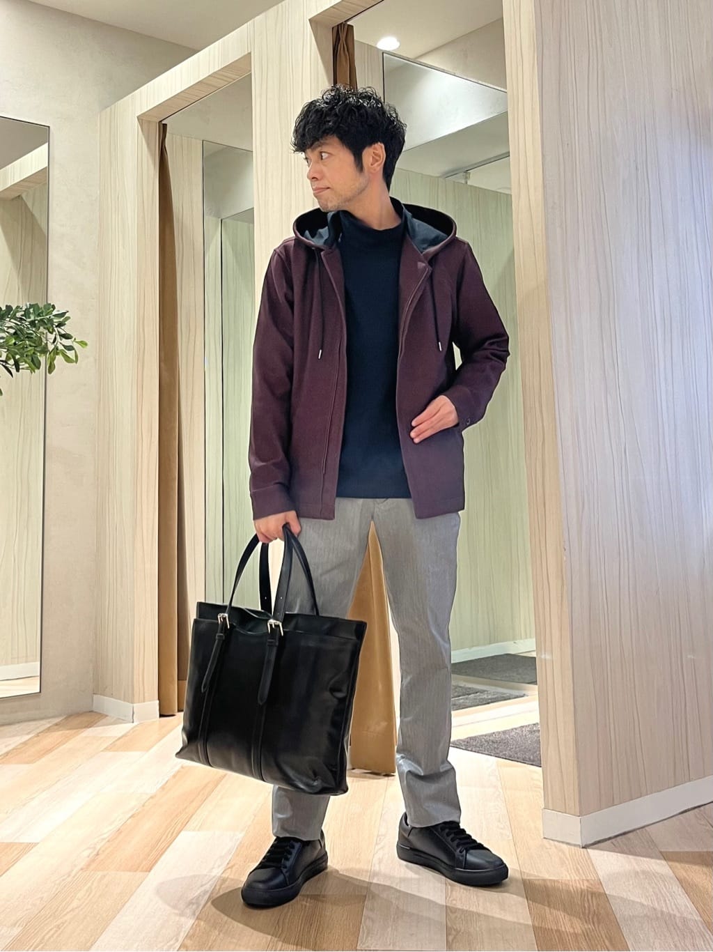 TAKEO KIKUCHIの【Sサイズ~】ウォーム ミラノリブ オフネック プルオーバーを使ったコーディネートを紹介します。｜Rakuten Fashion(楽天ファッション／旧楽天ブランドアベニュー)6453806