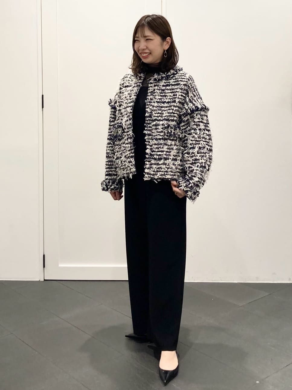 1er Arrondissementのジャージーボンディングコンビネゾンを使ったコーディネートを紹介します。｜Rakuten Fashion(楽天ファッション／旧楽天ブランドアベニュー)6454088