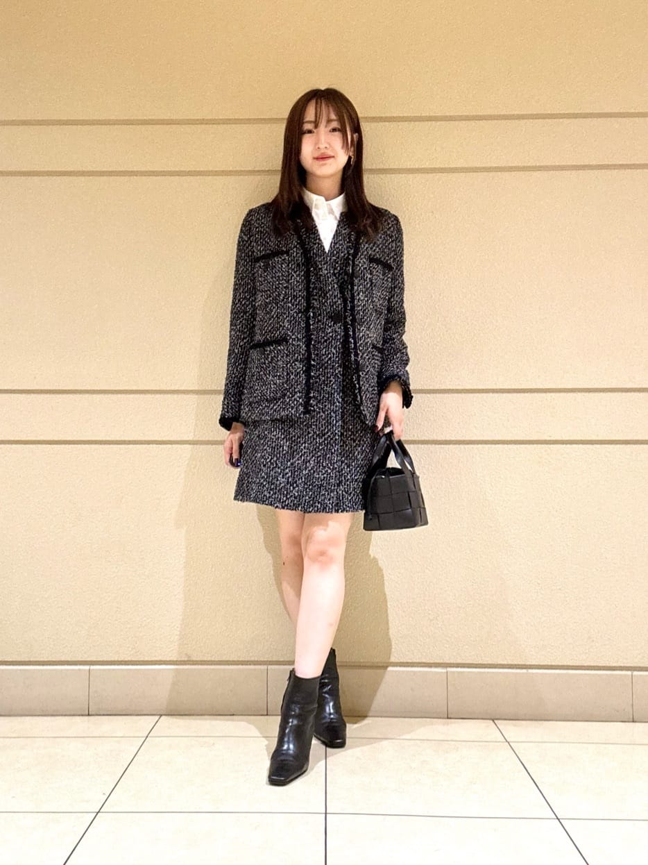 ANAYI | ラメファンシーツイード4ポケット ジャケット | Rakuten