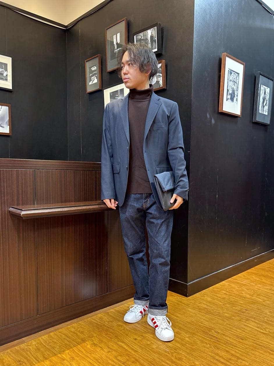 TAKEO KIKUCHIの【360°ストレッチ/セットアップ対応】None Of Stress ジャケットを使ったコーディネートを紹介します。｜Rakuten Fashion(楽天ファッション／旧楽天ブランドアベニュー)6454746