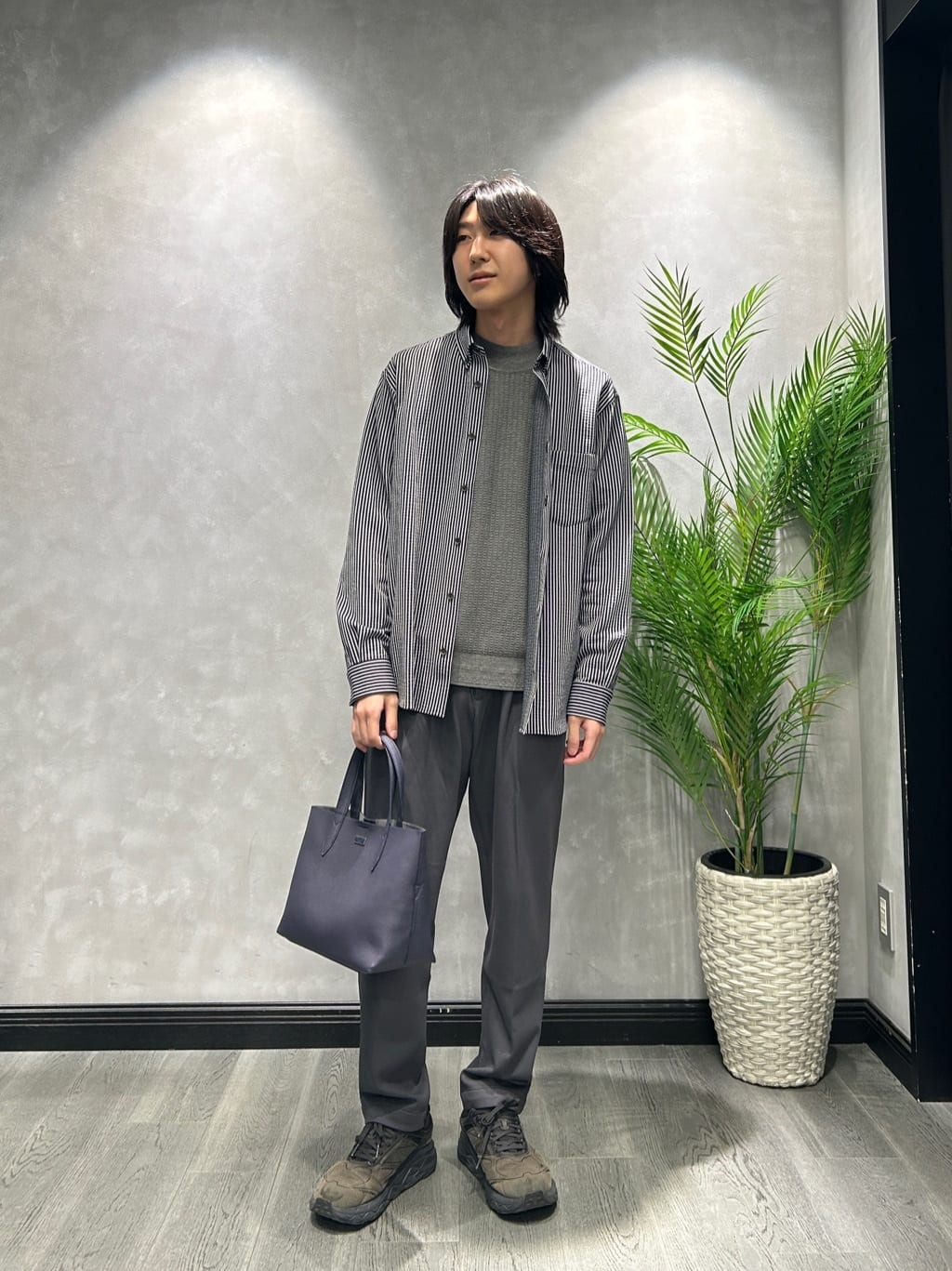 TAKEO KIKUCHIの【抗菌防臭/シーズンレス】シアサッカー ジャージシャツを使ったコーディネートを紹介します。｜Rakuten Fashion(楽天ファッション／旧楽天ブランドアベニュー)6454764