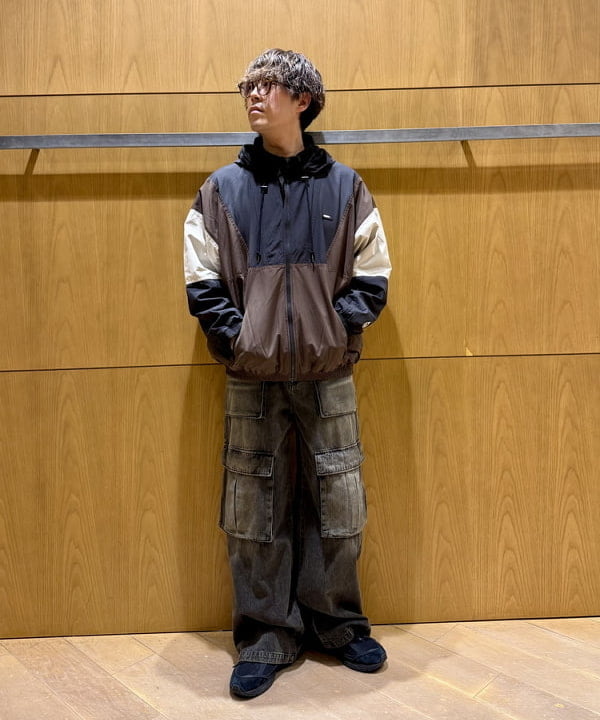 BEAMS HEARTのBEAMS HEART｜GERRY別注 ビッグシルエット ブルゾン｜メンズ アウター ジャケット｜スタンドカラー フード収納 90年代アウトドア風｜25AW新作を使ったコーディネートを紹介します。｜Rakuten Fashion(楽天ファッション／旧楽天ブランドアベニュー)6455179