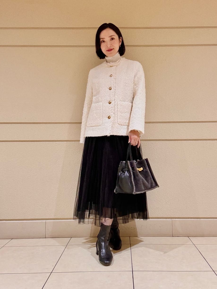 ANAYI | フラッグツイードキルティングコート | Rakuten Fashion(楽天