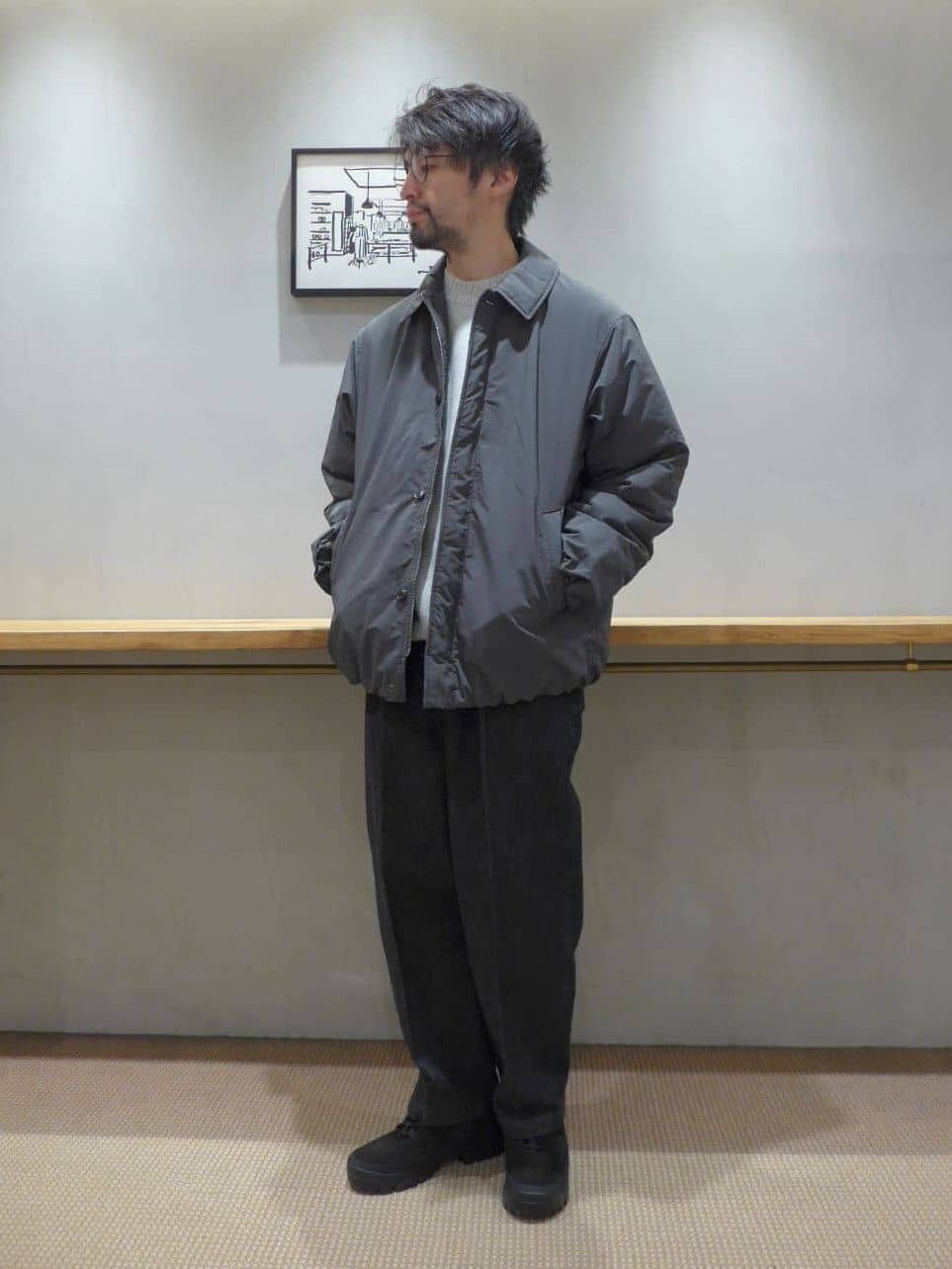 【新品未使用】＜Steven Alan＞ ラムズウール ハイクルーネック ニット Steven Alan＞ ハミルトンラムズウール ハイクルーネック ニット NARROW