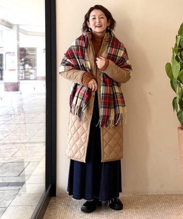 BEAMS HEARTのワッフル編み クロップド プルオーバー 25AW タートルネックを使ったコーディネートを紹介します。｜Rakuten Fashion(楽天ファッション／旧楽天ブランドアベニュー)6459704