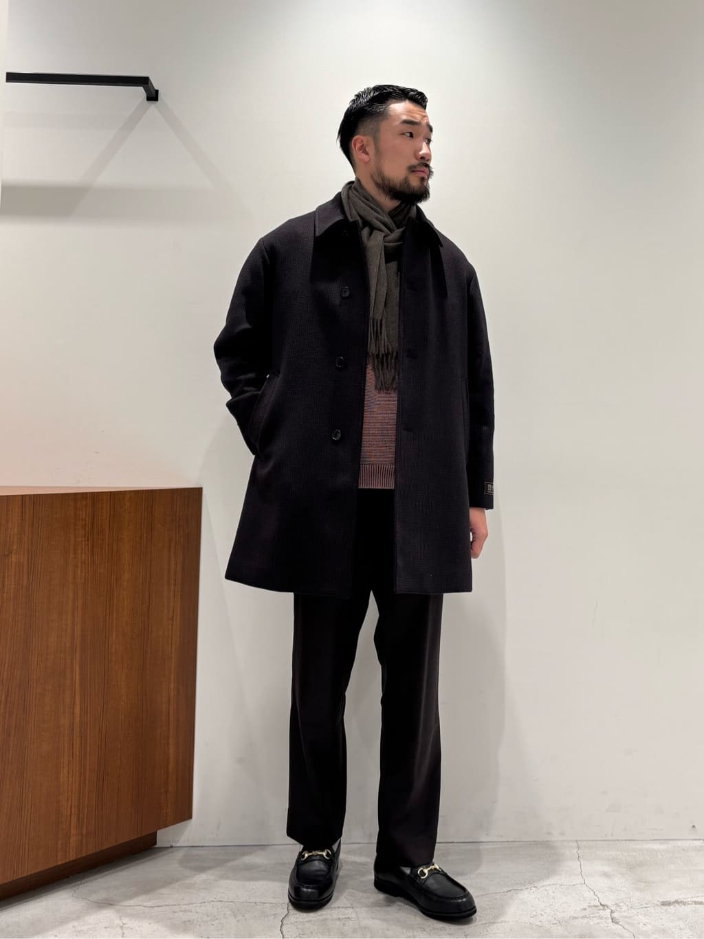 120S メルトン チェック バルカラーコート 2025年12月新品購入品 UNITED ARROWS LTD. OUTLET | 120S メルトン チェック バルカラー