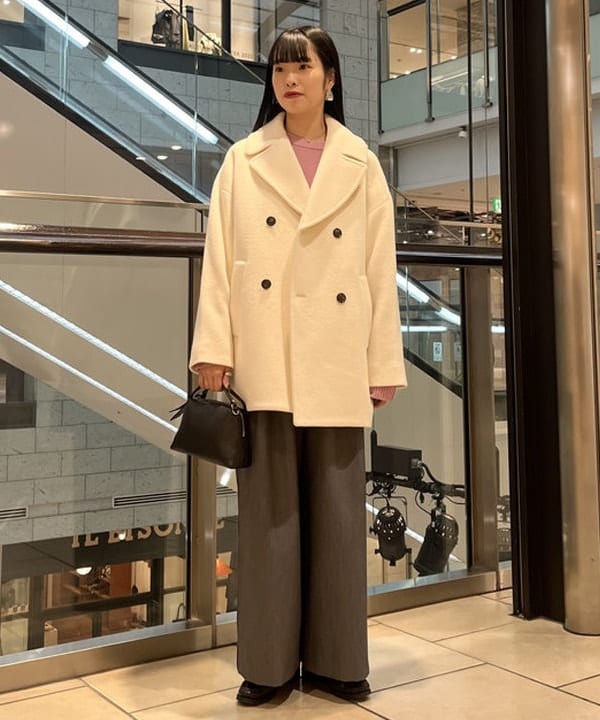Demi-Luxe BEAMS | TICCA / ウール ピーコート | Rakuten Fashion(楽天