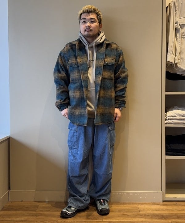 BEAMS HEARTのシャギー チェック CPO シャツを使ったコーディネートを紹介します。｜Rakuten Fashion(楽天ファッション／旧楽天ブランドアベニュー)6465940