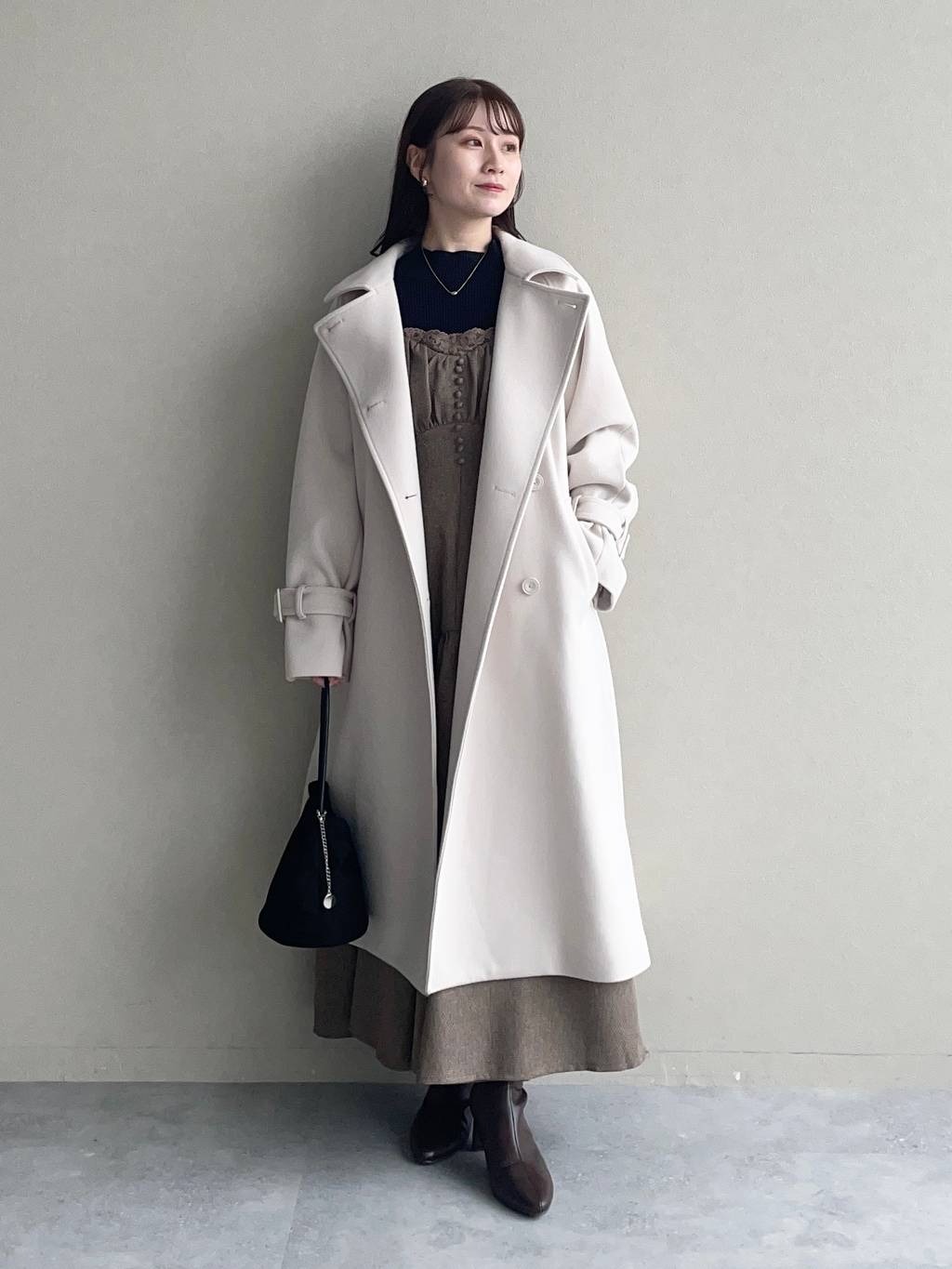mysty womanの3WAYスタンドネックコートを使ったコーディネートを紹介します。｜Rakuten Fashion(楽天ファッション／旧楽天ブランドアベニュー)6465944