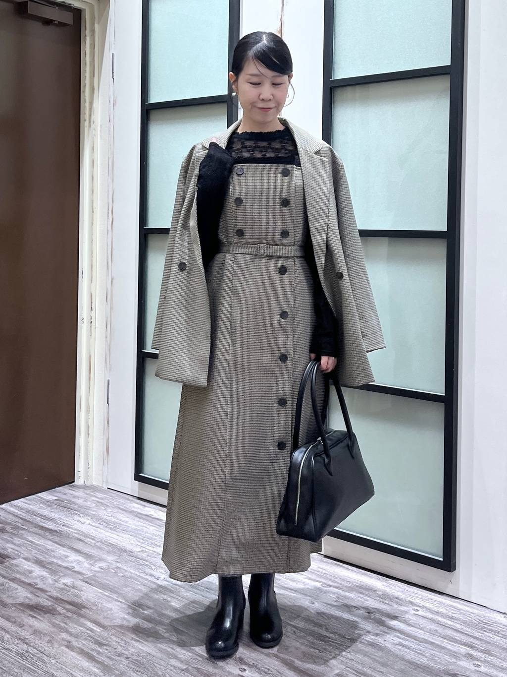 mysty womanのレースハイネックカットソーを使ったコーディネートを紹介します。｜Rakuten Fashion(楽天ファッション／旧楽天ブランドアベニュー)6465394