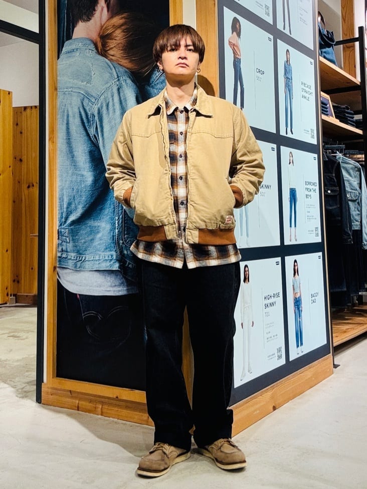 Levi'sのWORKWEAR AVIATOR ジャケットを使ったコーディネート
