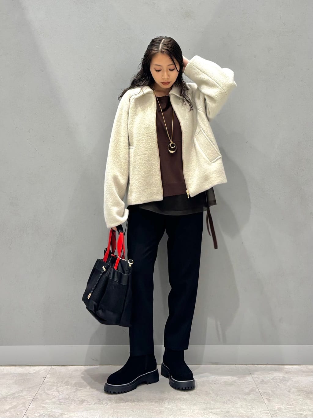 LASUDの16G天竺シアーレイヤードPOを使ったコーディネートを紹介します。｜Rakuten Fashion(楽天ファッション／旧楽天ブランドアベニュー)6467377