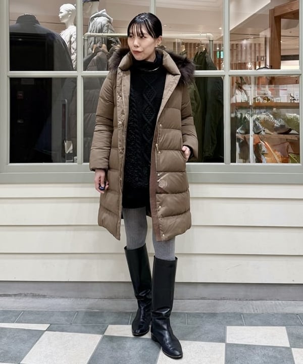 B:MING LIFE STORE by BEAMSの【ビームスの百名品/3サイズ展開/軽量/防寒】河田 ロング ダウンコート (S~L) 25AW 冬アウターを使ったコーディネートを紹介します。｜Rakuten Fashion(楽天ファッション／旧楽天ブランドアベニュー)6467475