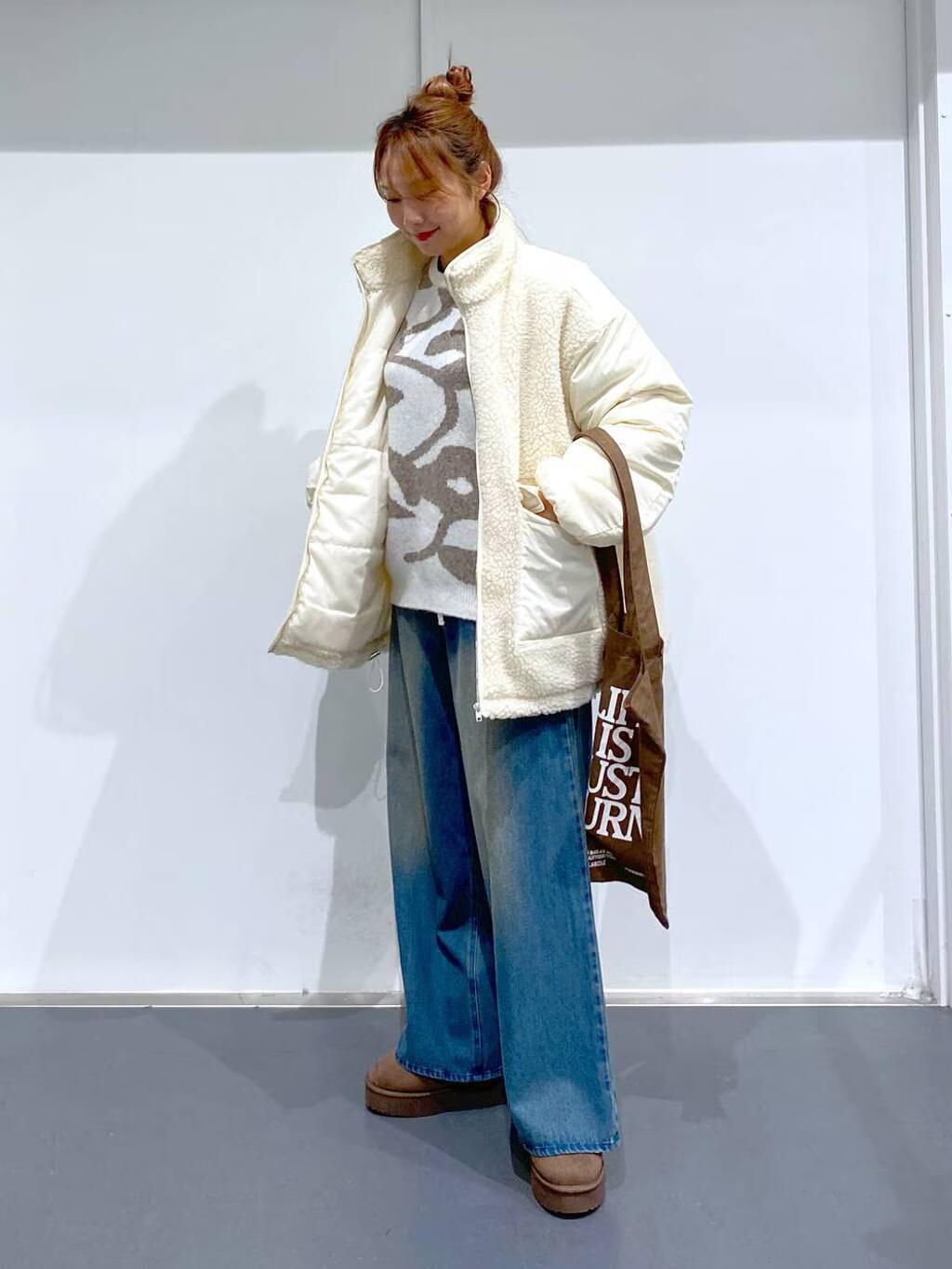 LAKOLEの異素材スタンドボアブルゾンを使ったコーディネートを紹介します。｜Rakuten Fashion(楽天ファッション／旧楽天ブランドアベニュー)6469798