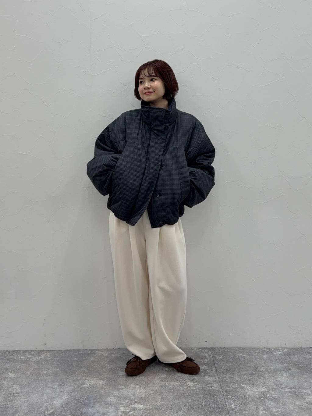 LOWRYS FARM | チェックモンスターショートコート | Rakuten Fashion