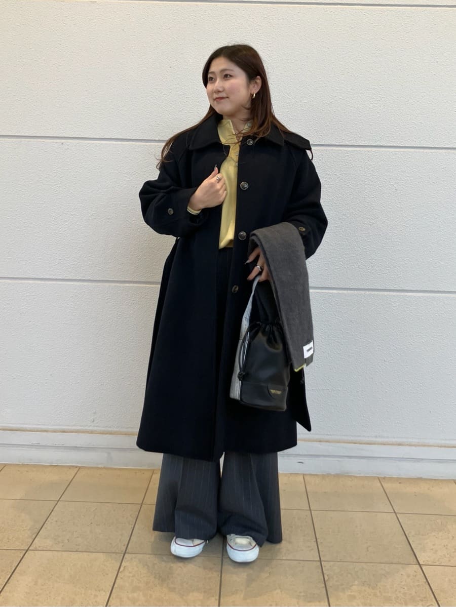 FREAK'S STORE | ロング丈 ベルテッド ウールステンカラーコート 25AW