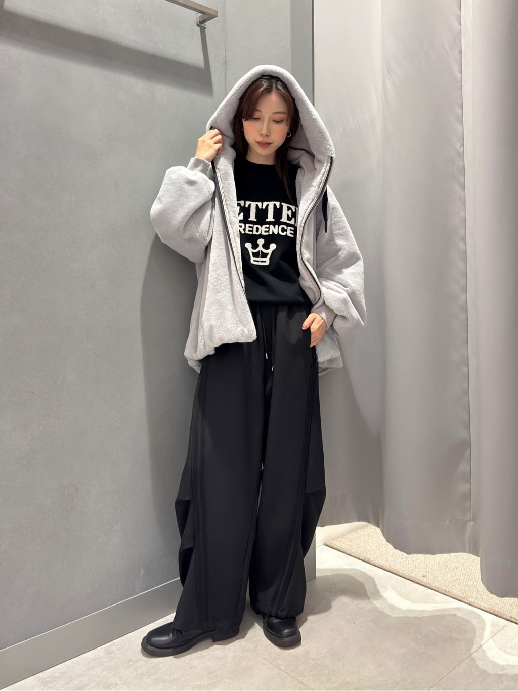 Vinのエコファージップフーディーを使ったコーディネートを紹介します。｜Rakuten Fashion(楽天ファッション／旧楽天ブランドアベニュー)6473633