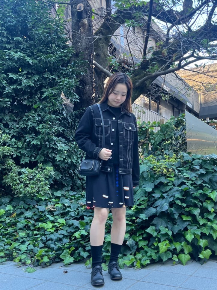 agnes b 短丈コットンジャケット agnes b. | コットン ショートジャケット 